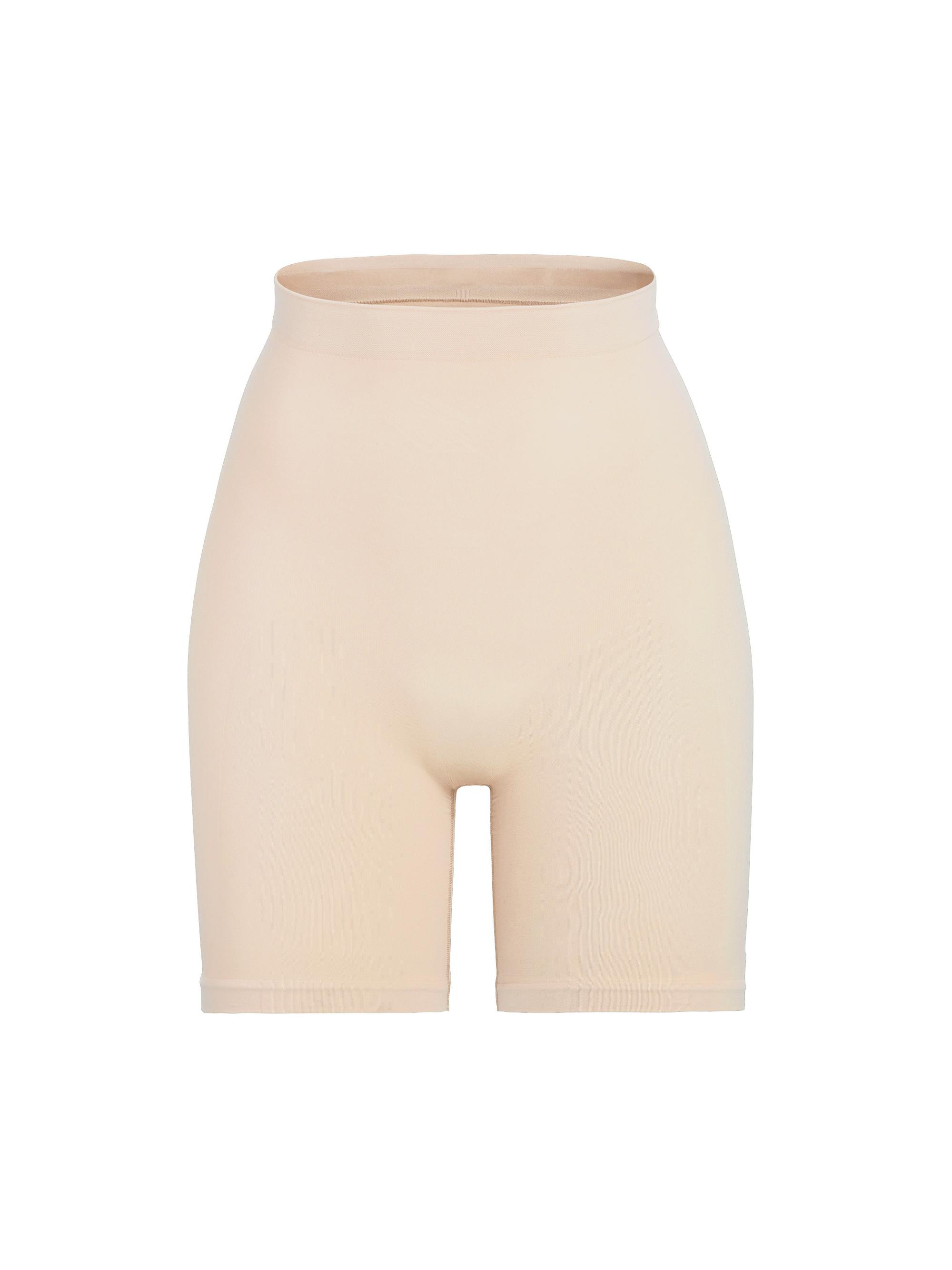 SKIMS Women's Seamless Sculpt Mid-Thigh Short - Clay | Thumbnail 6