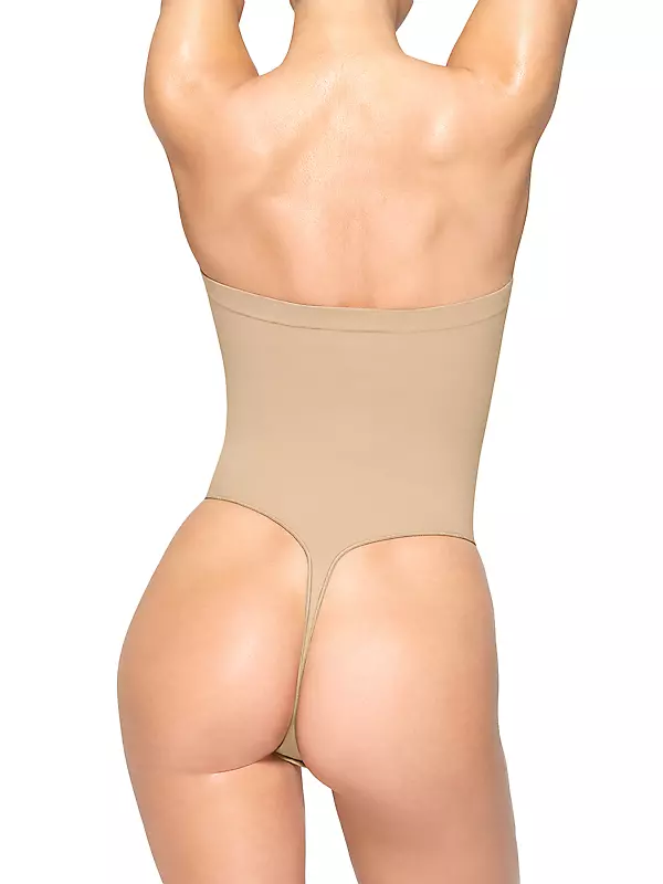 SKIMS Bodysuit- SEAMLESS SCULPT THONG BODYSUIT Black - $50 (26% Off Retail)  - From Karina