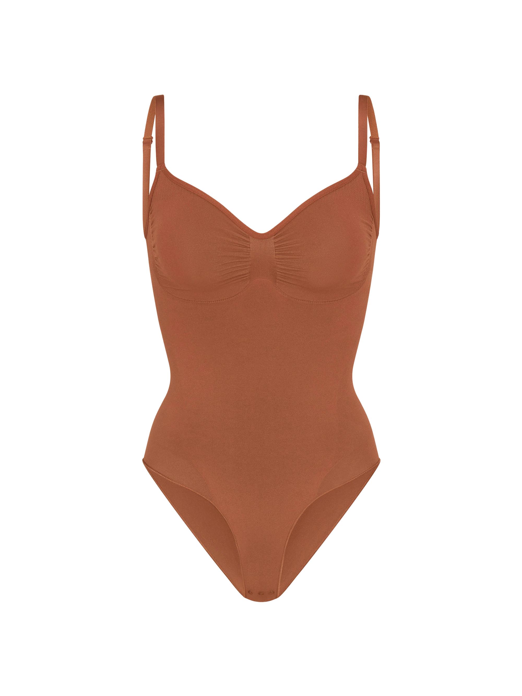 下着・アンダーウェア SKIMS SEAMLESS SCULPT SKIMS Seamless Sculpt Thong Bodysuit | Saks Fifth Avenue