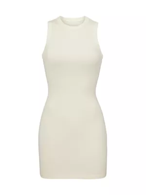 Shop SKIMS Cotton Rib Tank Dress | Saks Fifth Avenue