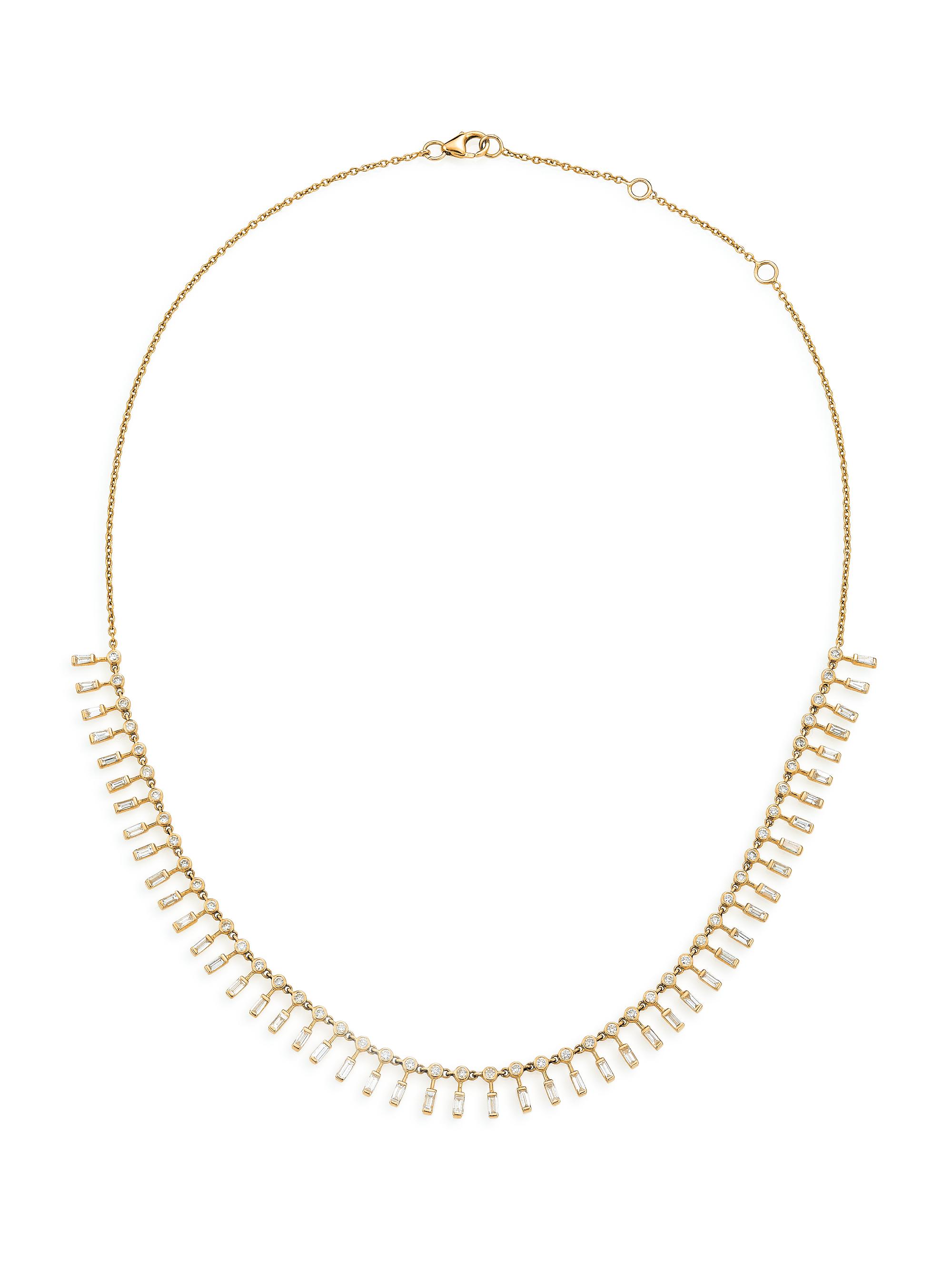 Atlas Fine Women's 14K Yellow Gold, Sapphire & 4 TCW Diamond Necklace - Yellow Gold