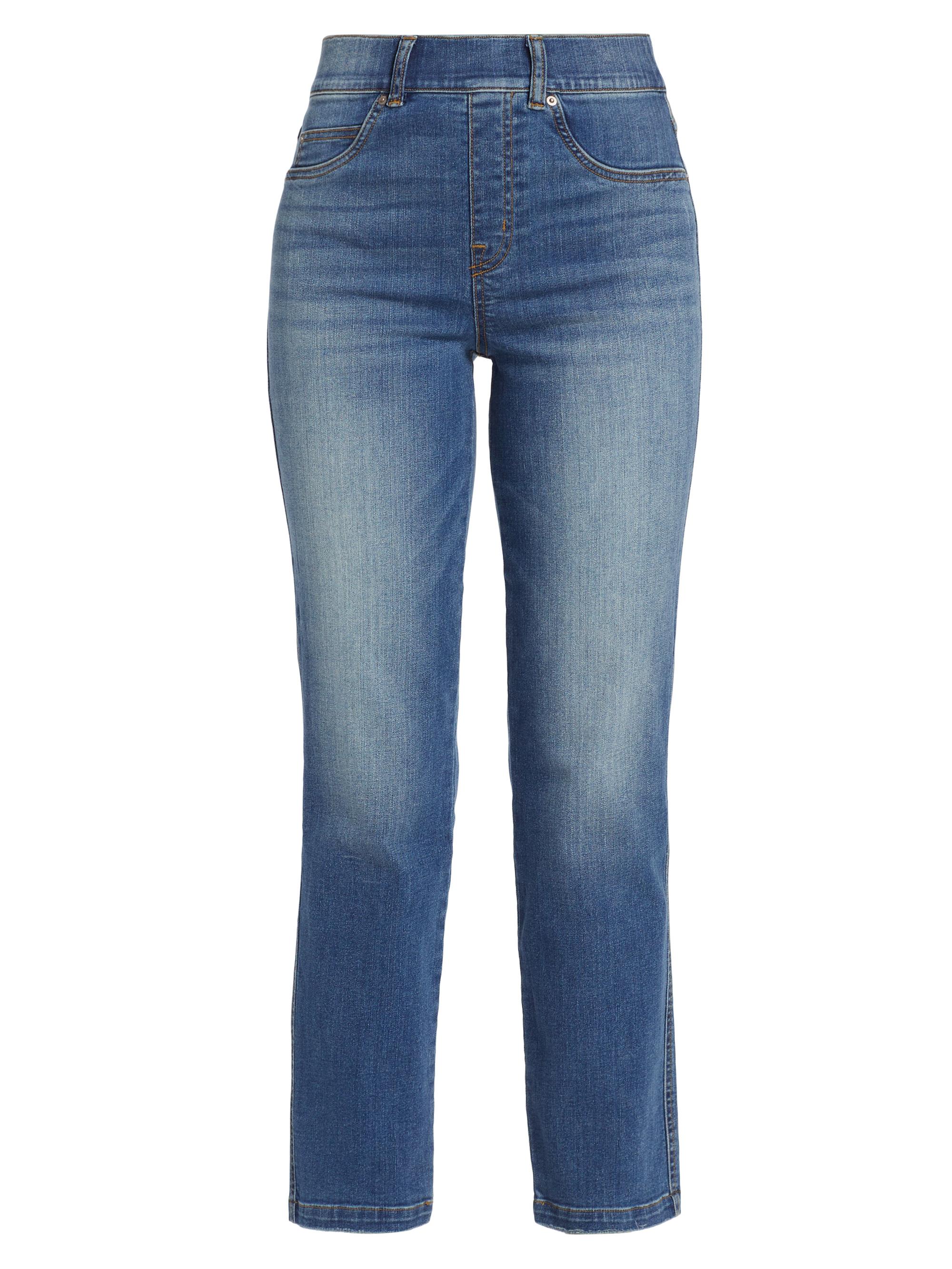 Spanx Women's Straight-Leg Ankle Jeans - Vintage Indigo
