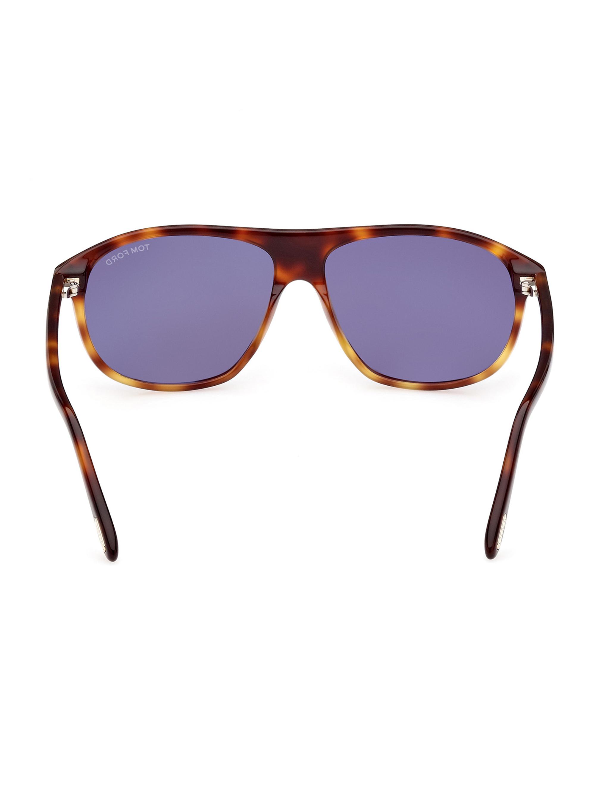 Tom Ford Prescott 60mm
Square Tortoiseshell Frame Sunglasses with Dark Lenses TOM FORD PRESCOTT Mens Sunglasses TF1027 56V Large Square  main image 2