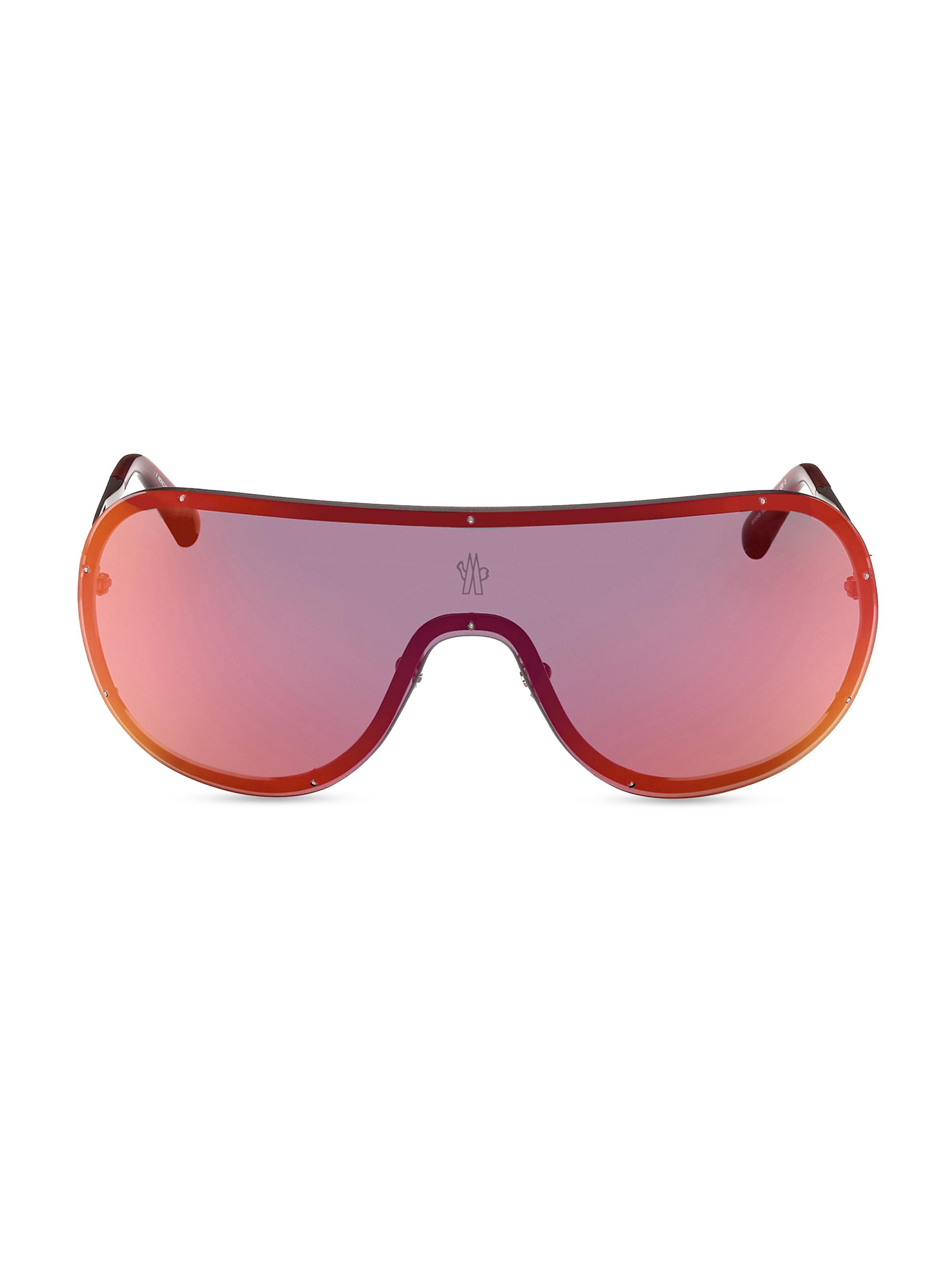 Moncler Men's  Avionn Sunglasses - Bordeaux Mirror