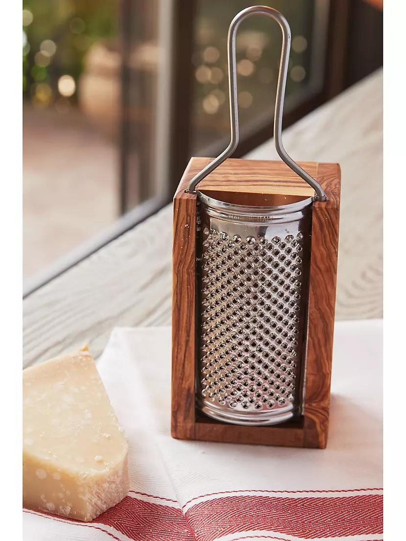 Verve Culture - Italian Olivewood Box Cheese Grater – SPACE by Leslie Beard