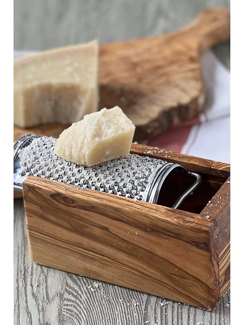 Olive Wood Cheese Grater for folks who love parmesan
