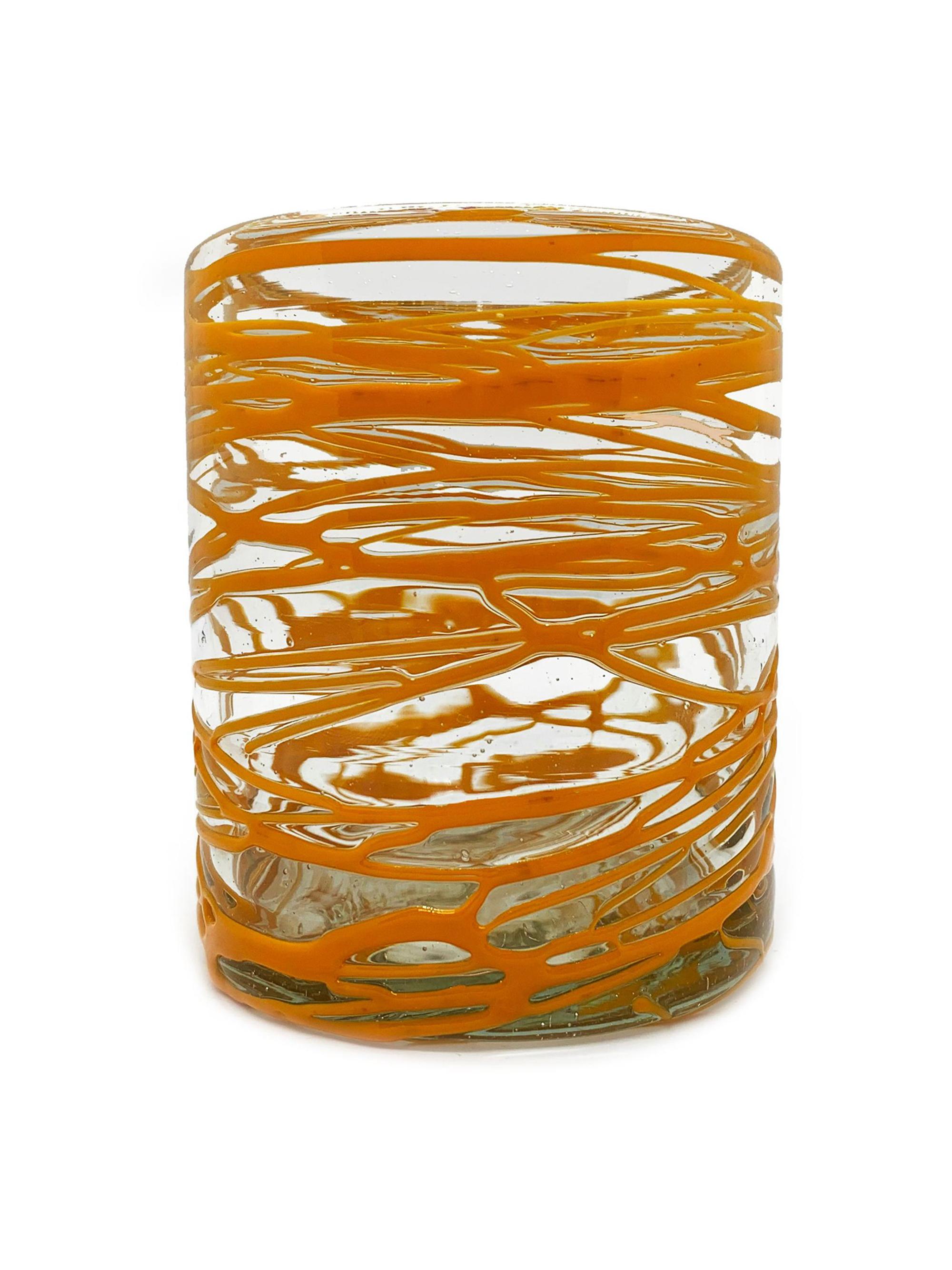 Verve Culture Set of 4 Handblown Glasses - Orange