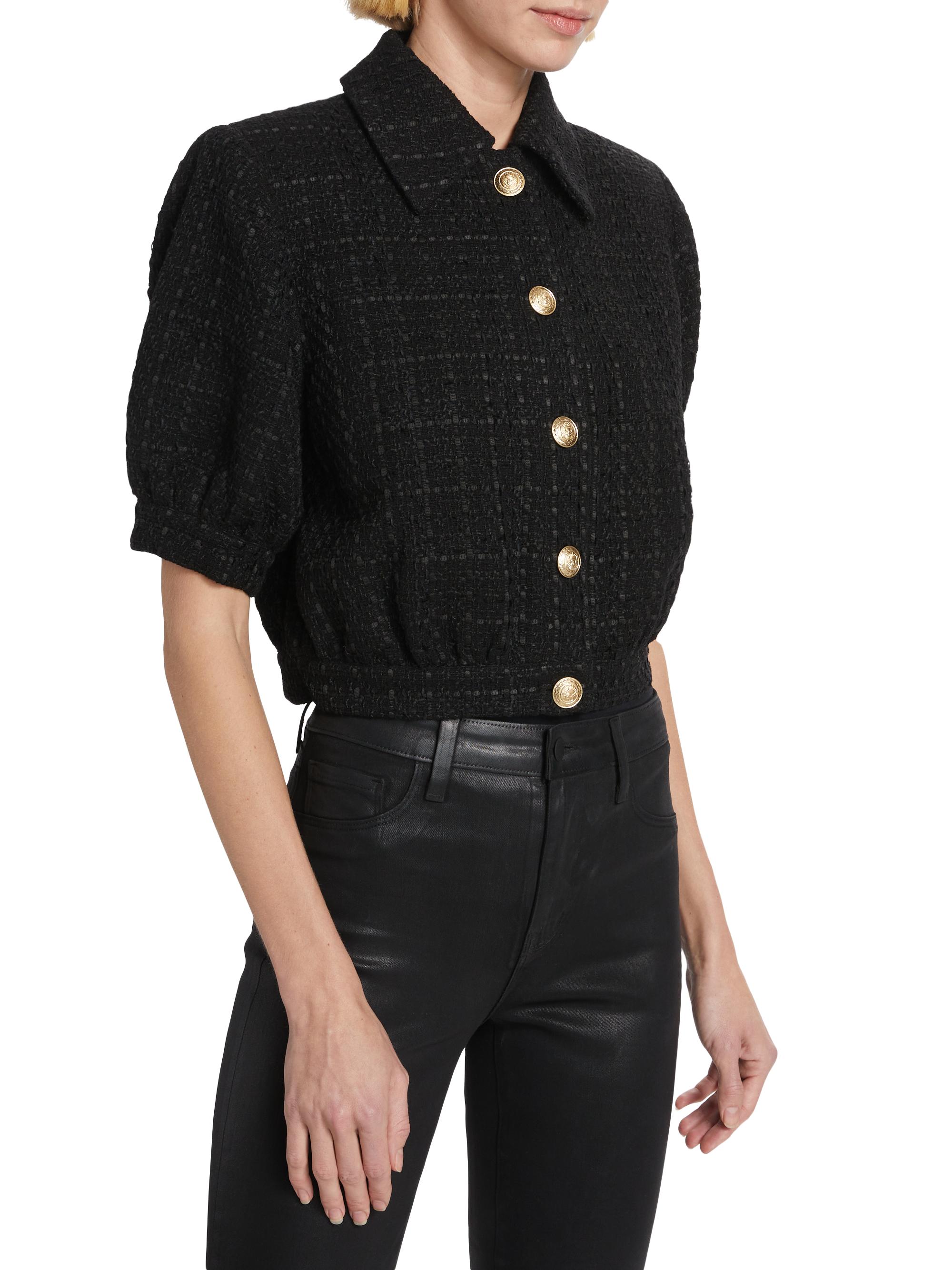 L'AGENCE Cove Cropped Jacket | Saks Fifth Avenue