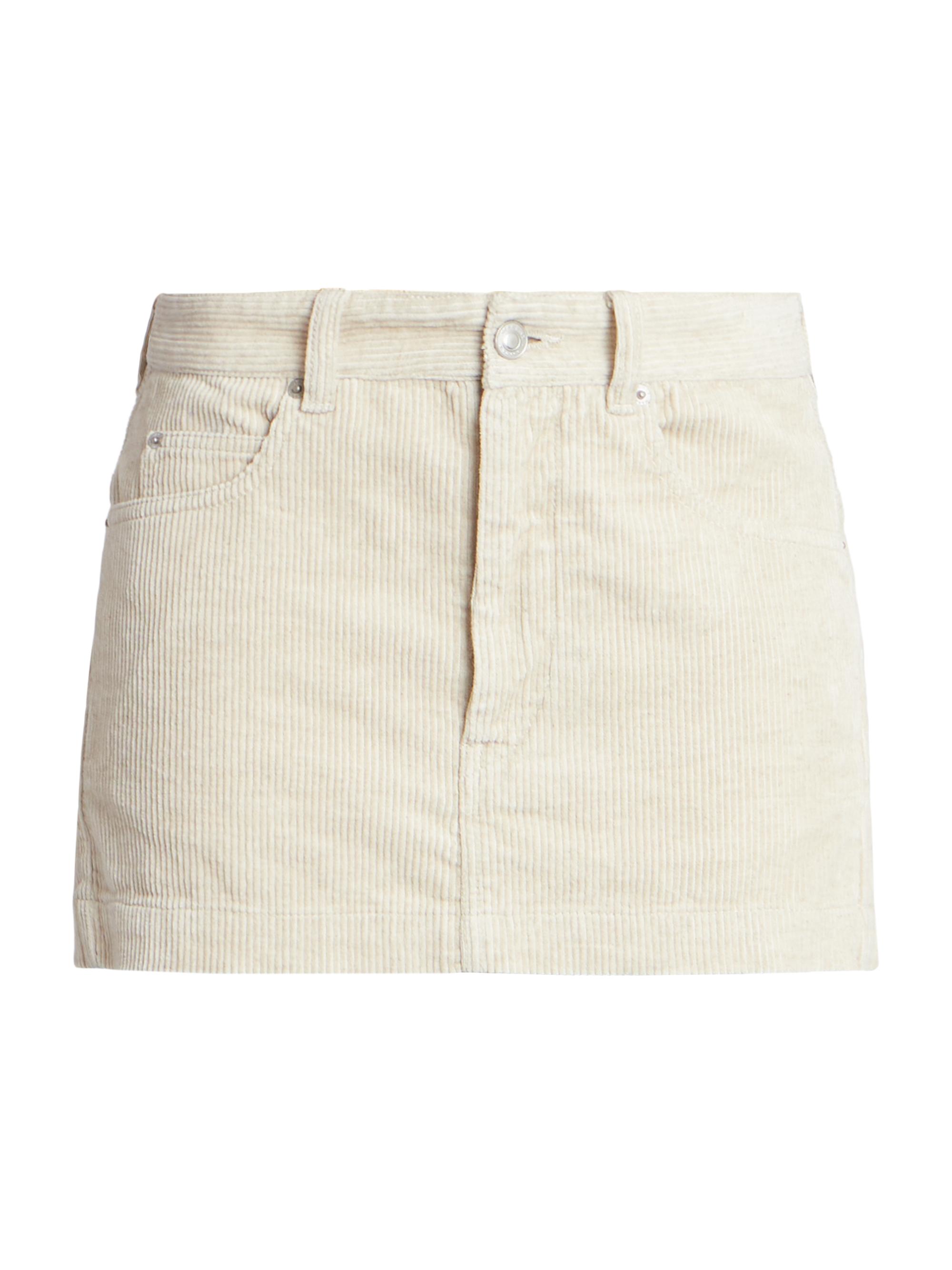 Isabel Marant Étoile Women's Rania Corduroy Miniskirt - Beige