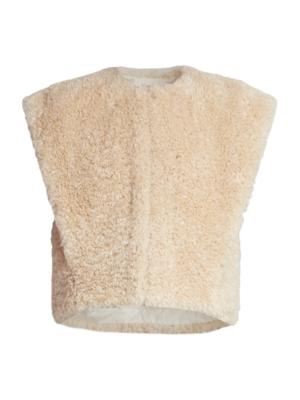 Feliz Faux Shearling Vest