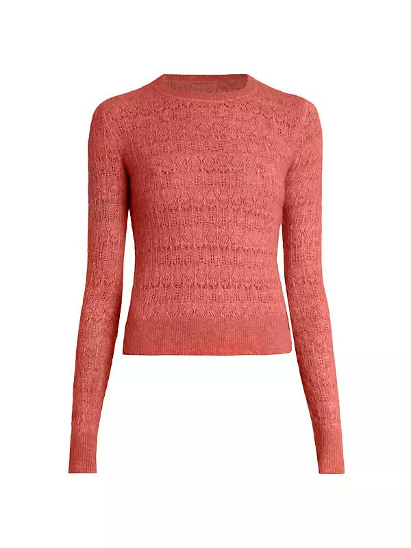 O Lock Wool Sweater in Pink - Fendi Kids