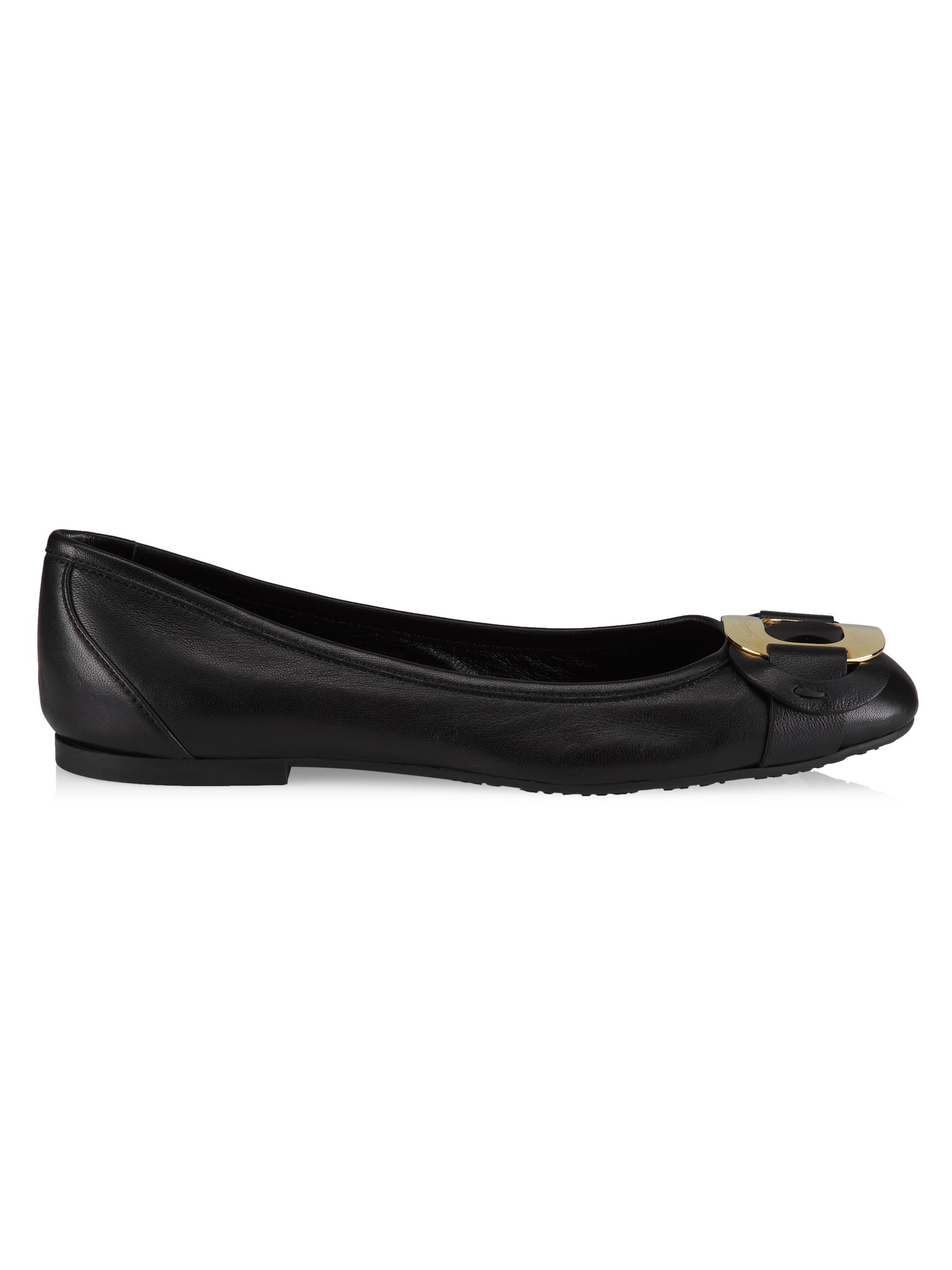 See by Chloé Women's Chany Leather Ballet Flats - Black
