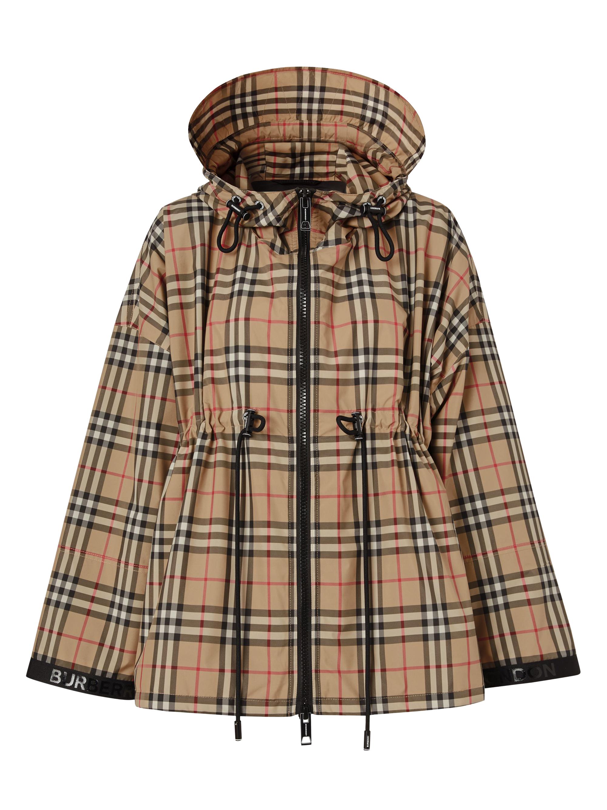 Burberry Women's Bacton Vintage Check Raincoat - Archive Beige