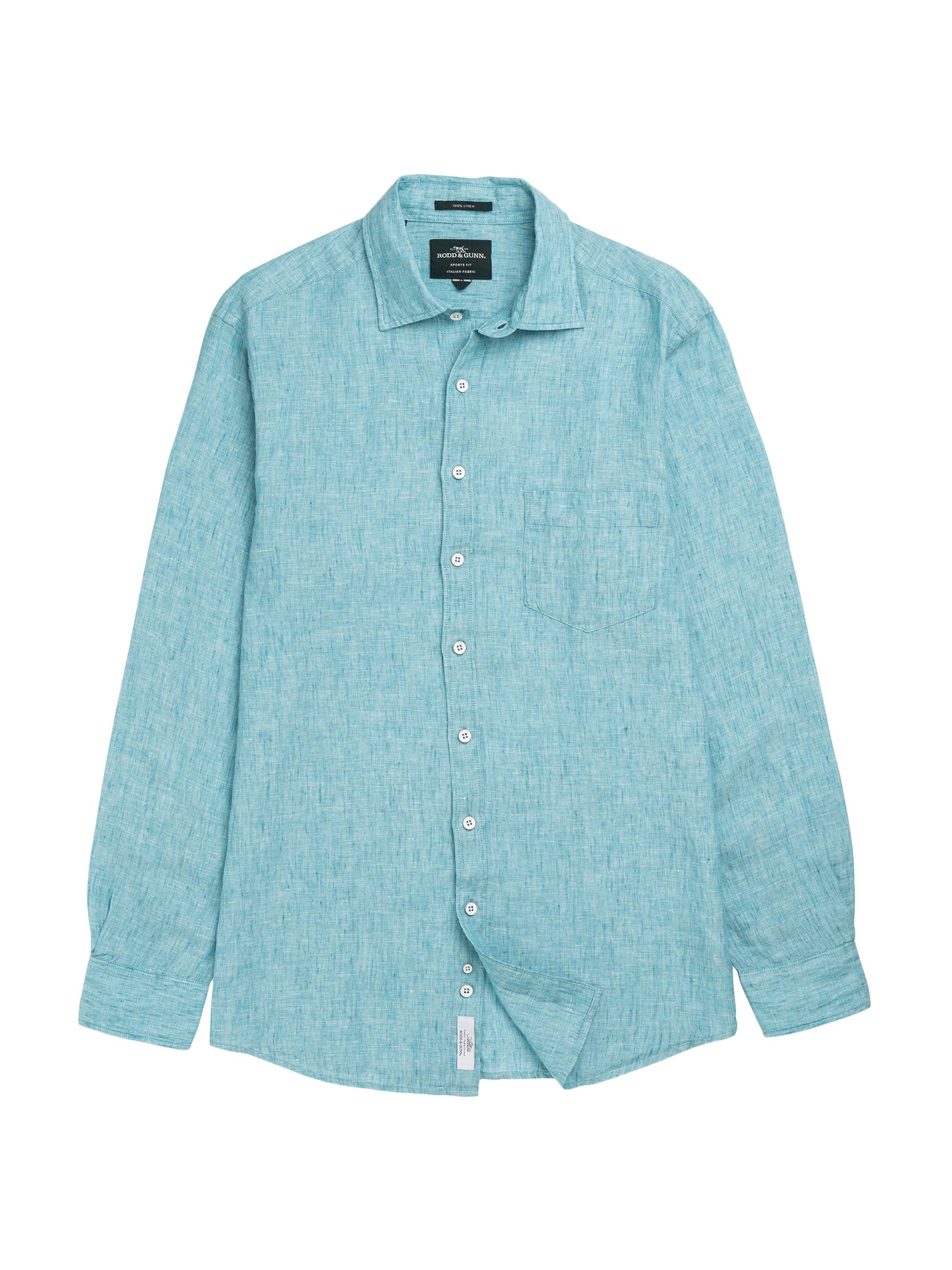 Rodd & Gunn Men's Coromandel Textured Shirt - Washed Teal
