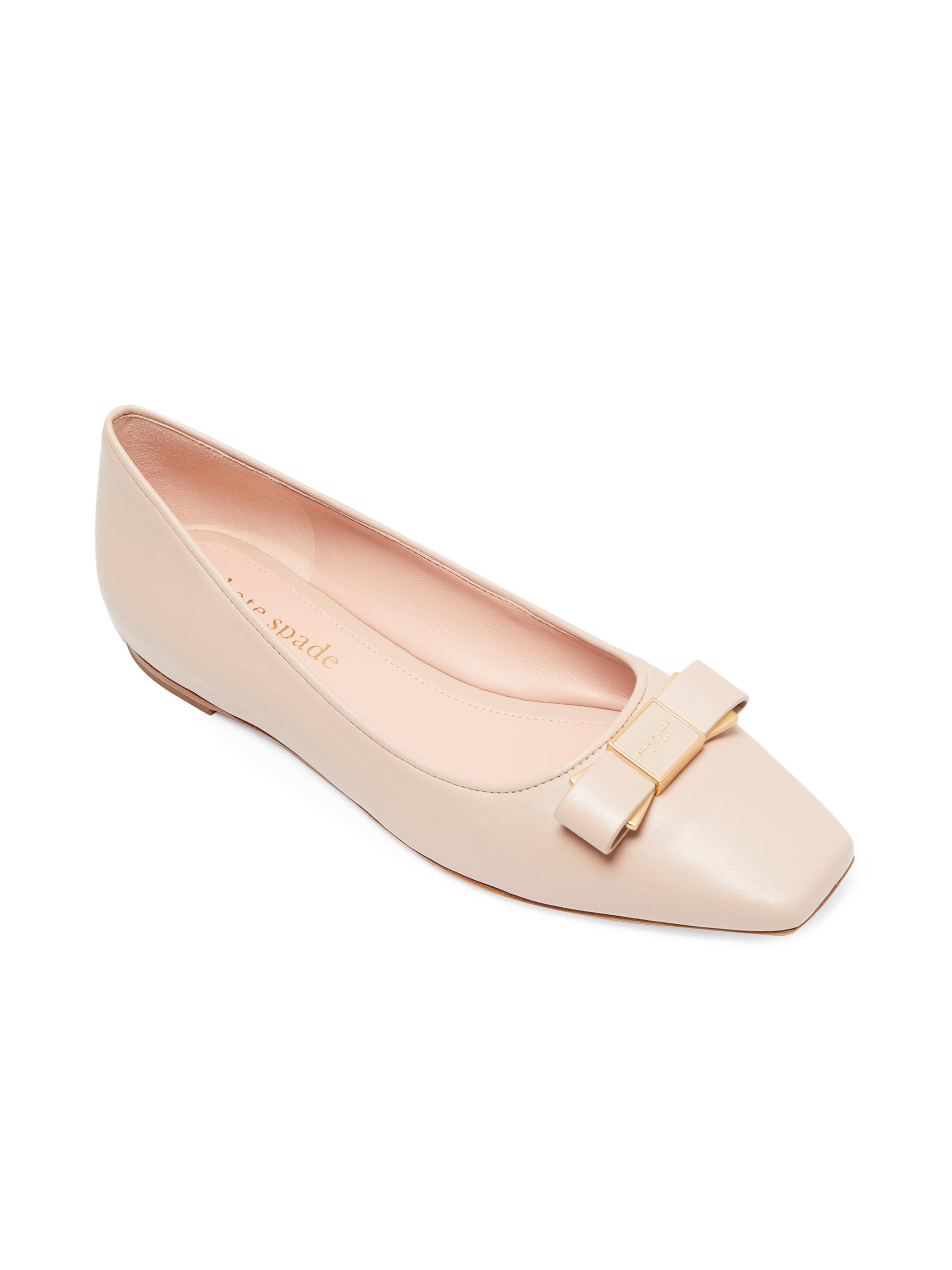 kate spade new york Bowdie Leather Ballet Flats | Saks Fifth Avenue