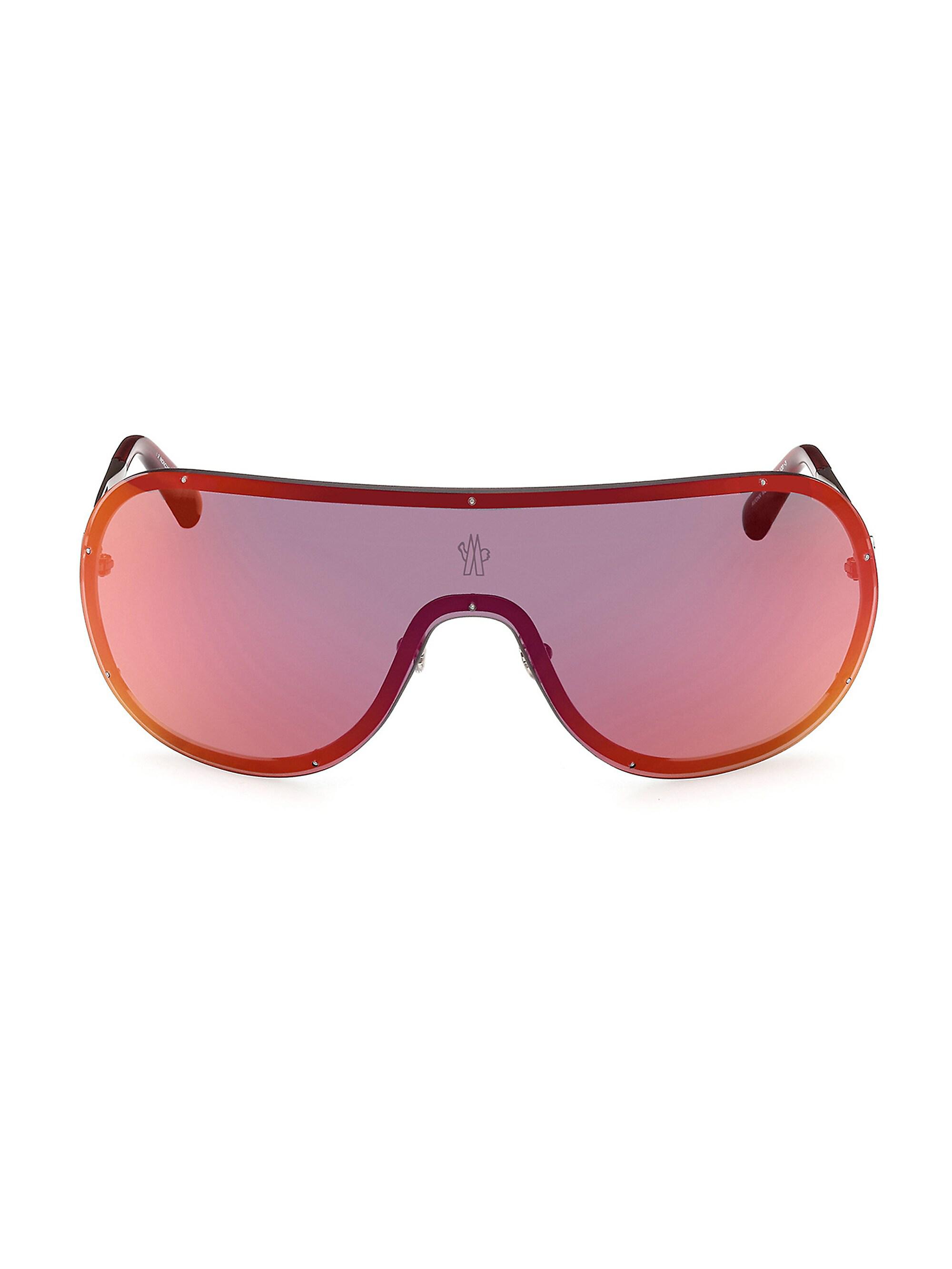 Moncler Women's Avionn Shield Sunglasses - Pink