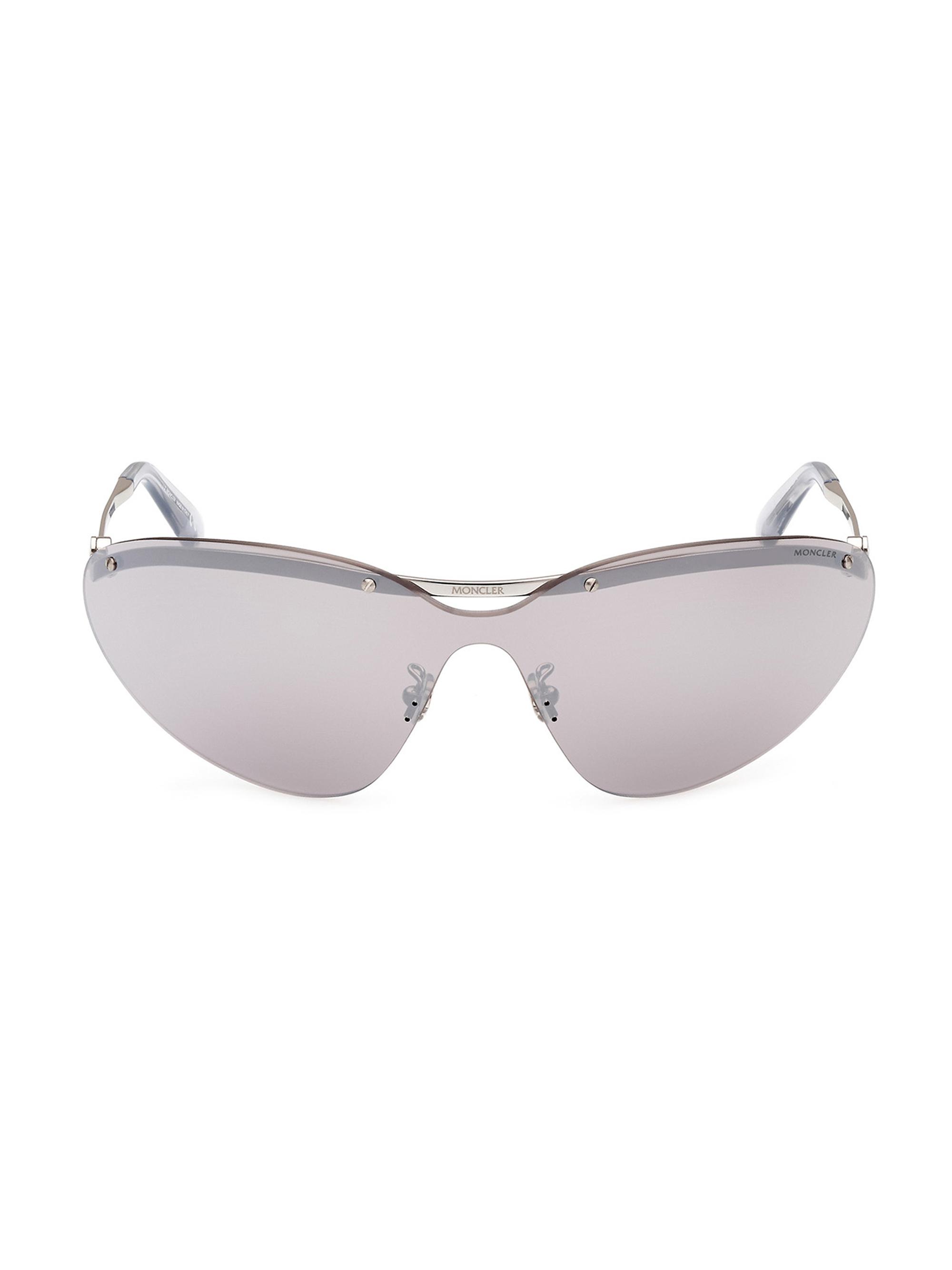 Moncler Women's Carrion Carrion Shield Sunglasses - Ice Grey