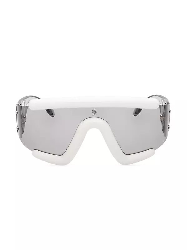 Shop Moncler Lancer Shield Sunglasses | Saks Fifth Avenue