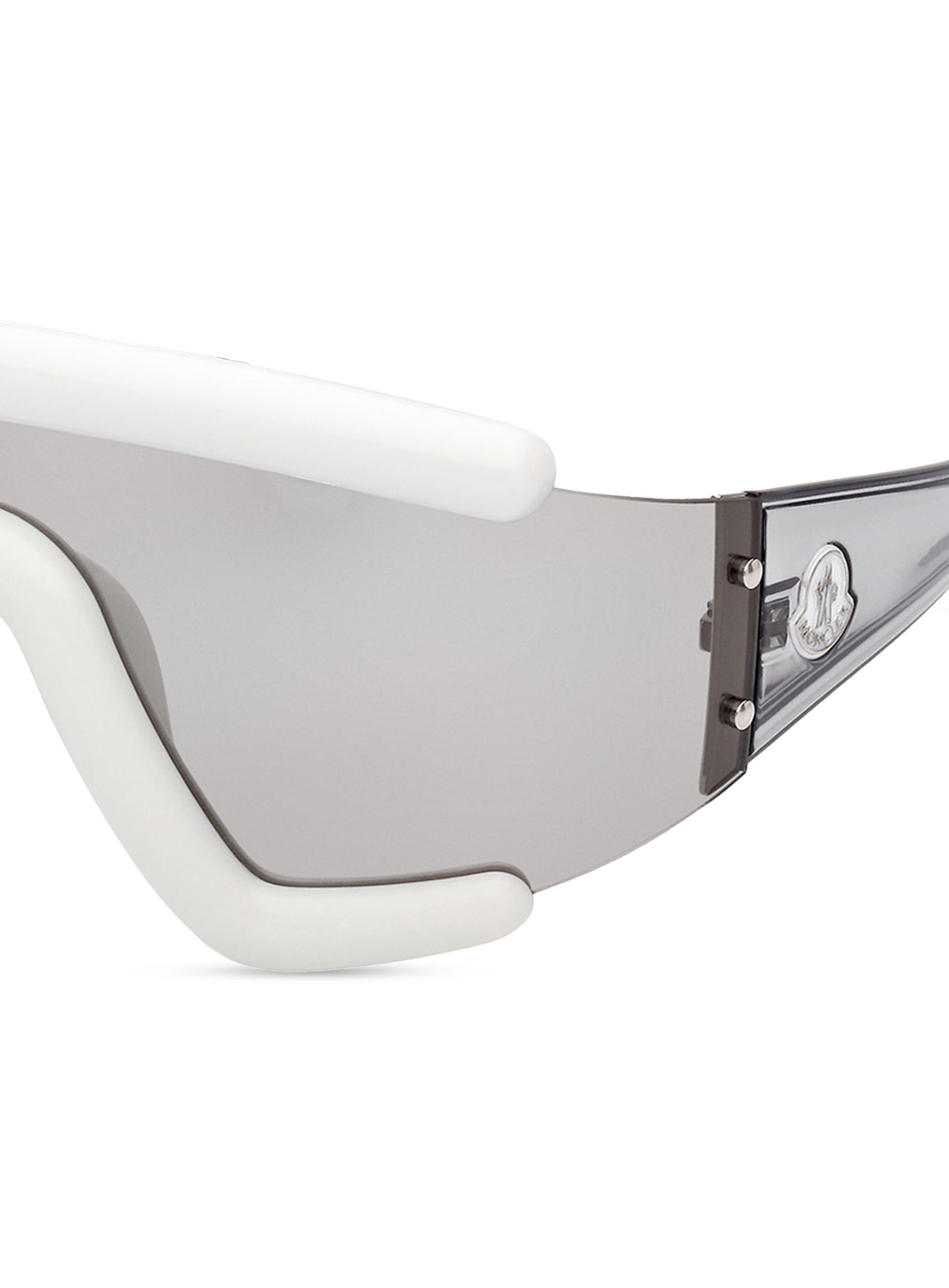 Shop Moncler Lancer Shield Sunglasses | Saks Fifth Avenue 