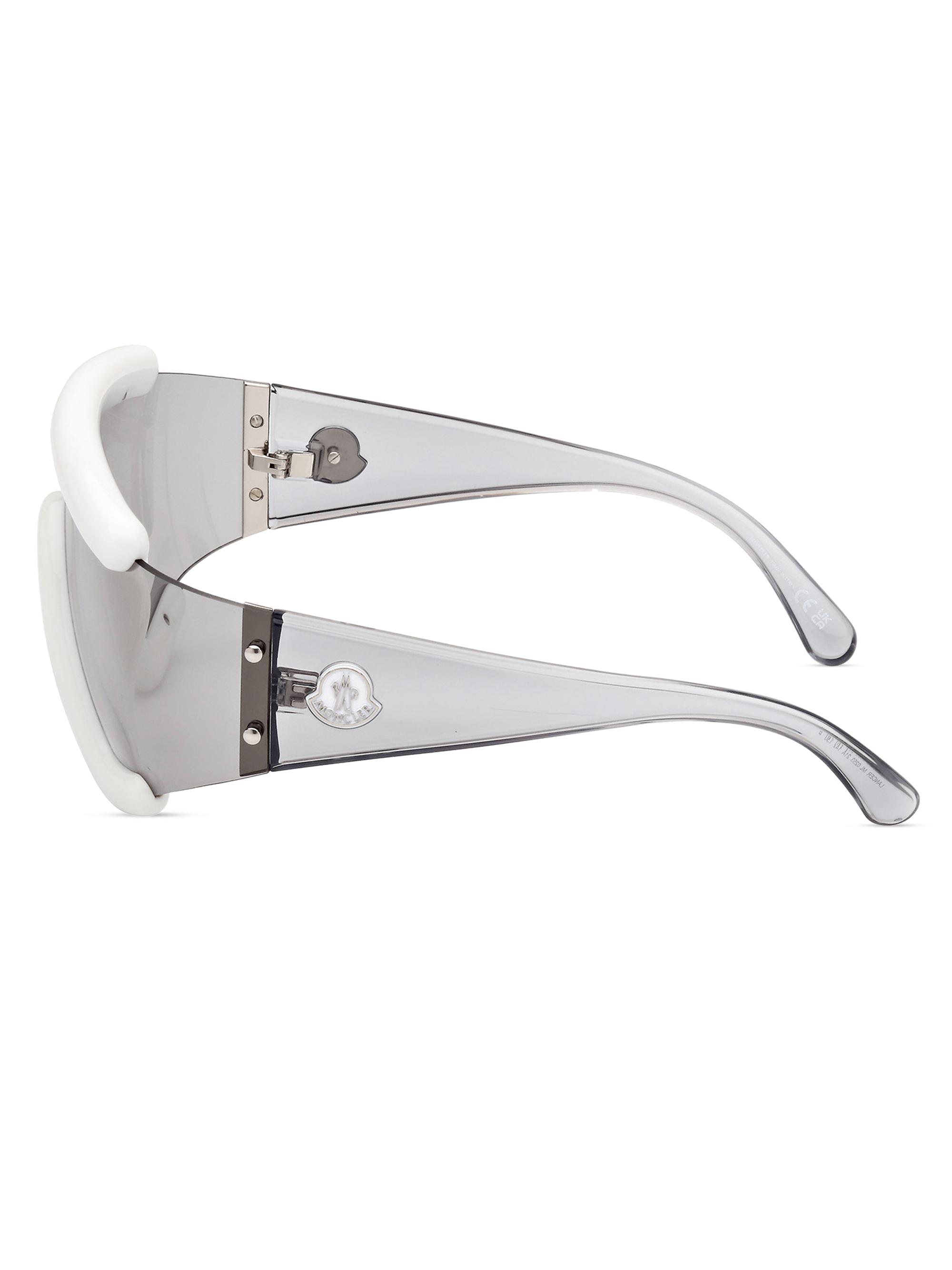 Shop Moncler Lancer Shield Sunglasses | Saks Fifth Avenue 