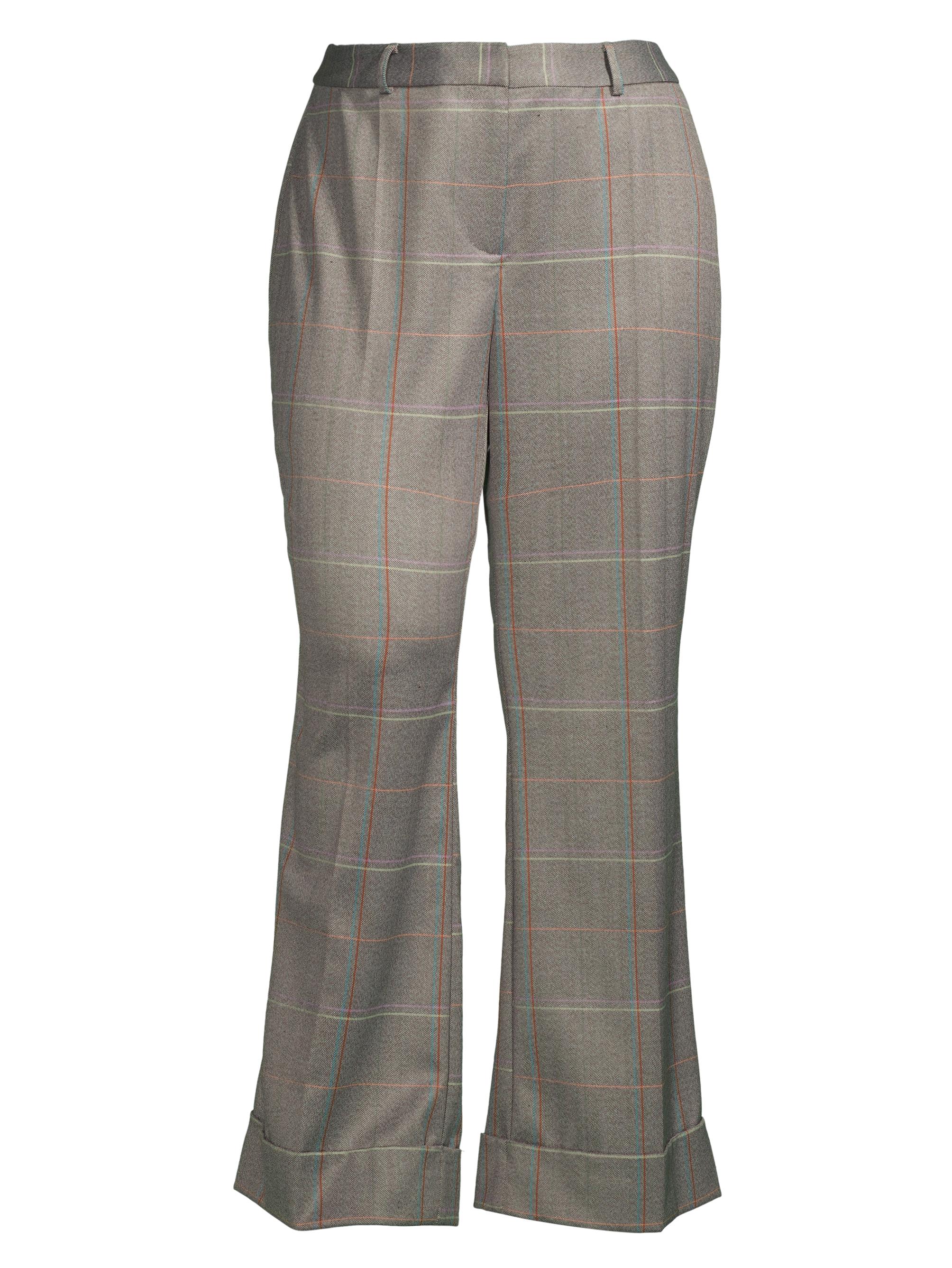 Gabriella Rossetti Women's Bianca Plaid Pants - Herringbone Plaid