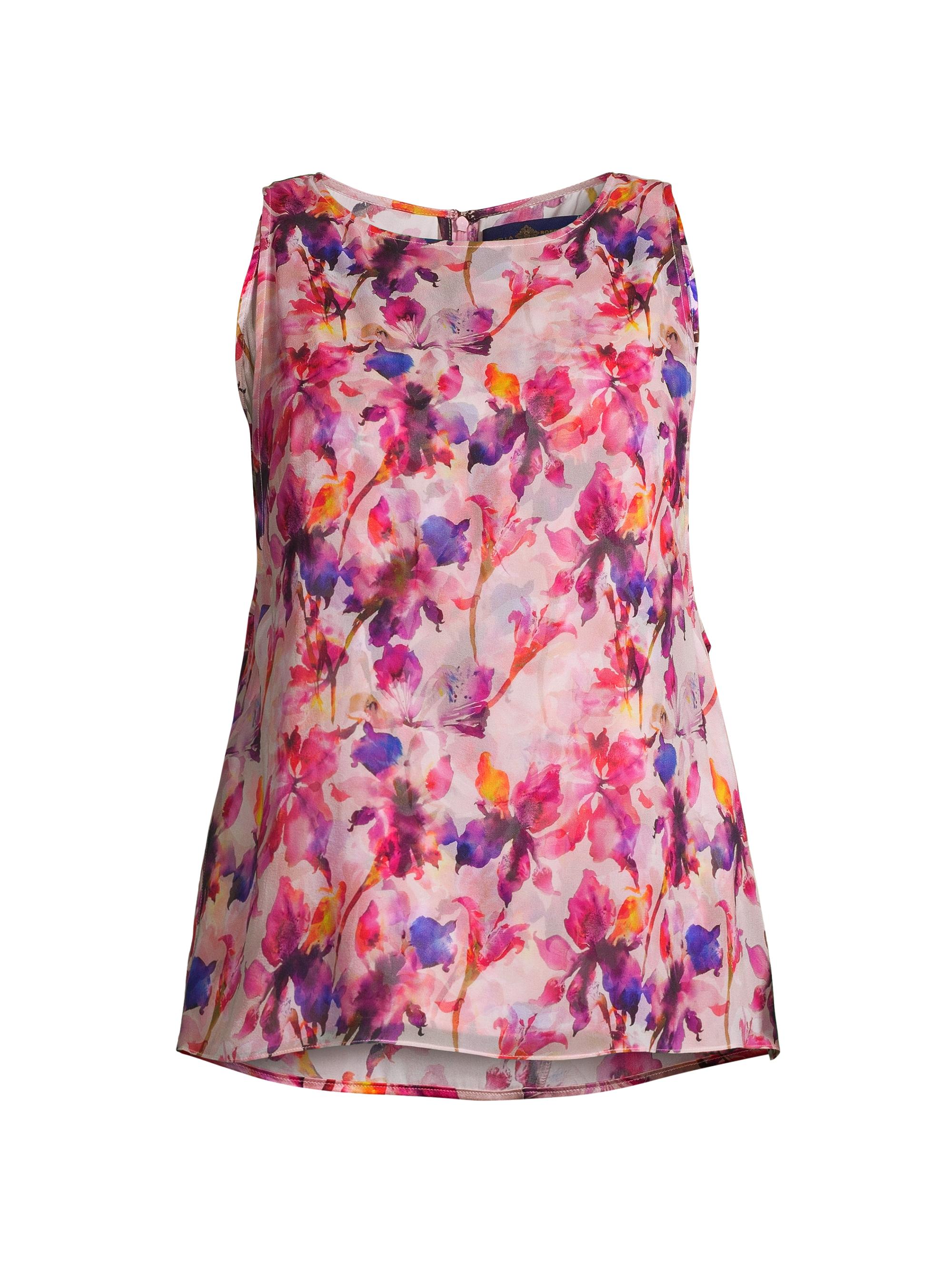 Gabriella Rossetti Women's Aurora Layered Floral Top - Pink Floral