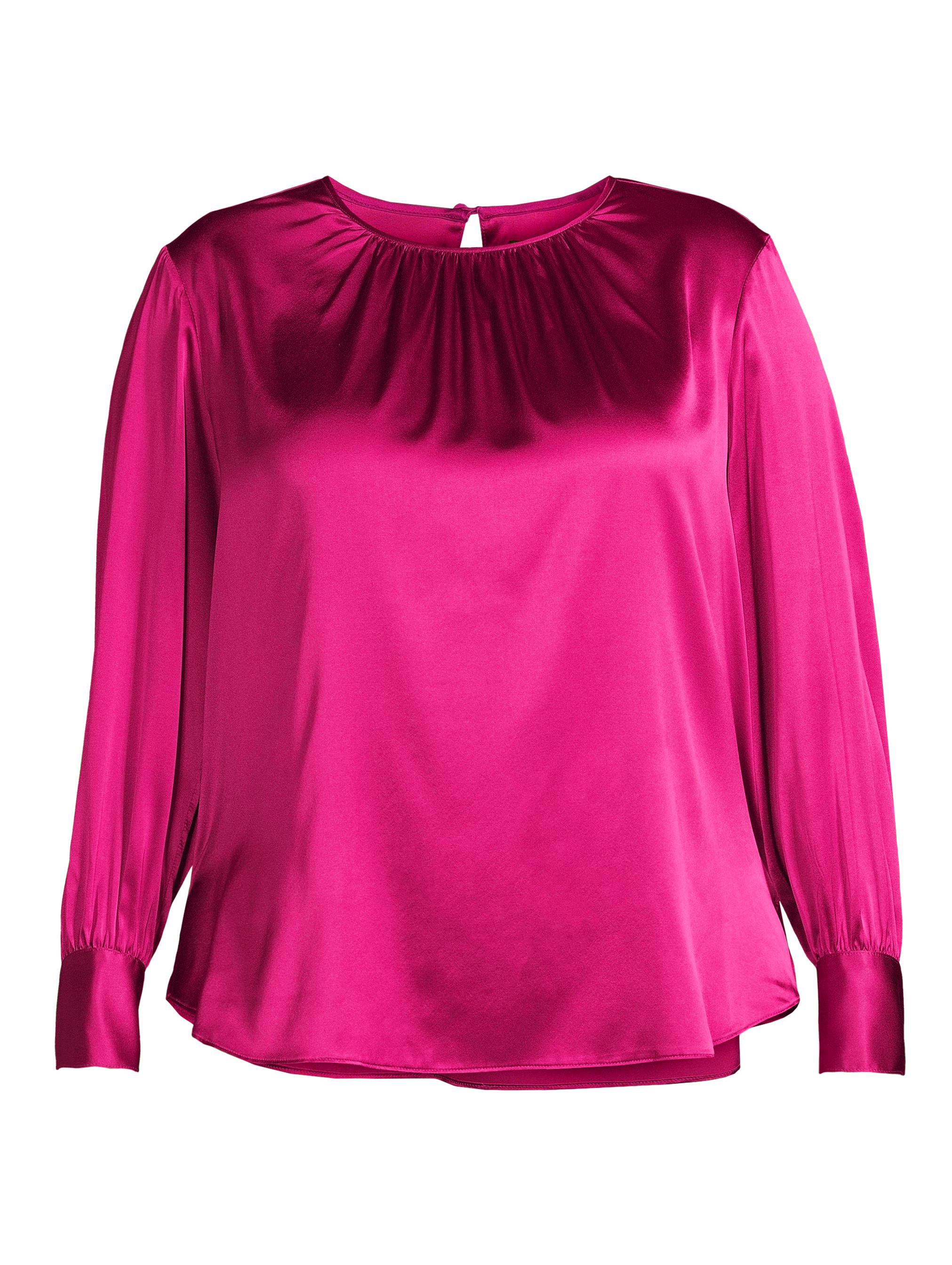 Gabriella Rossetti Women's Mimosa Stretch Silk Blouse - Raspberry