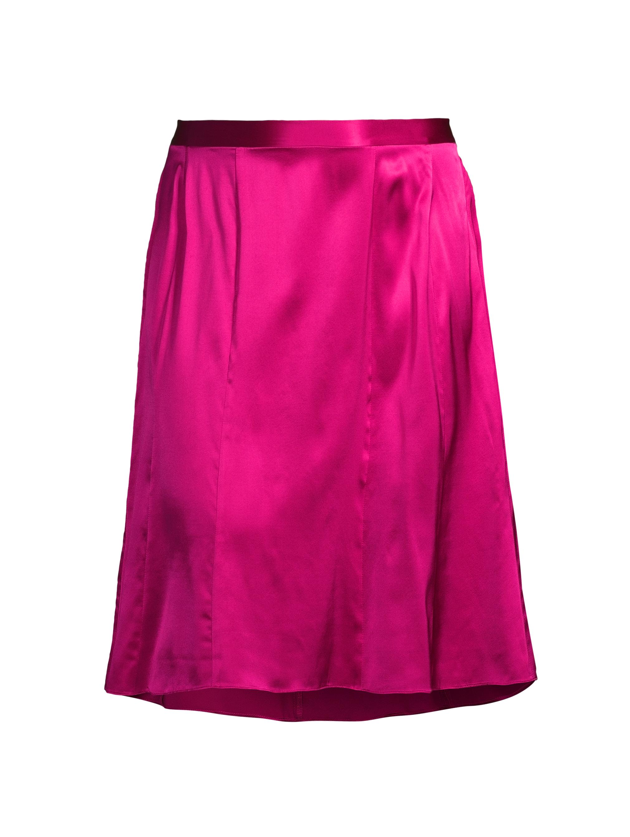 Gabriella Rossetti Women's Bellini Silk Midi-Skirt - Raspberry