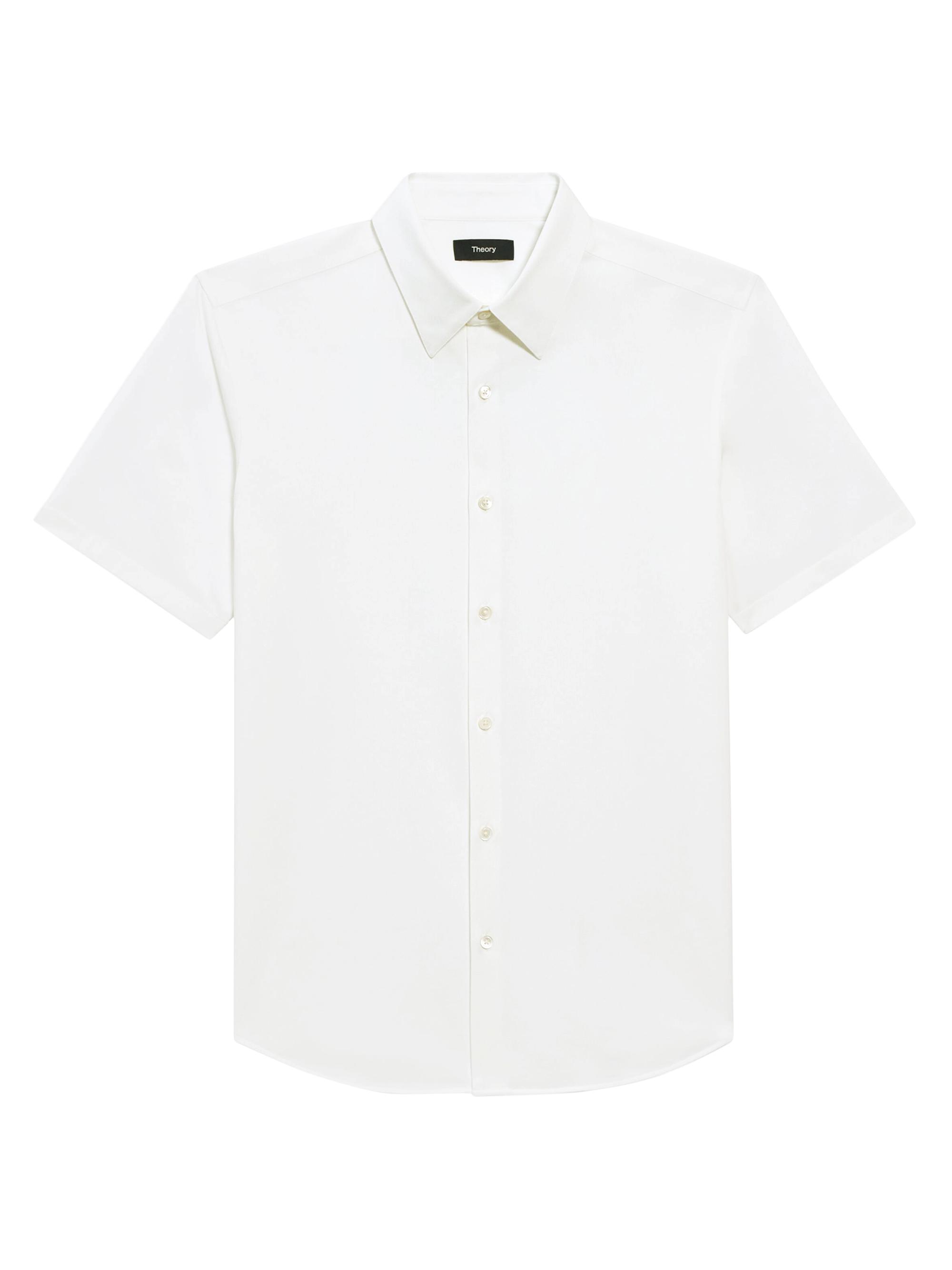 Theory Men's Irving Cotton-Blend Shirt - White