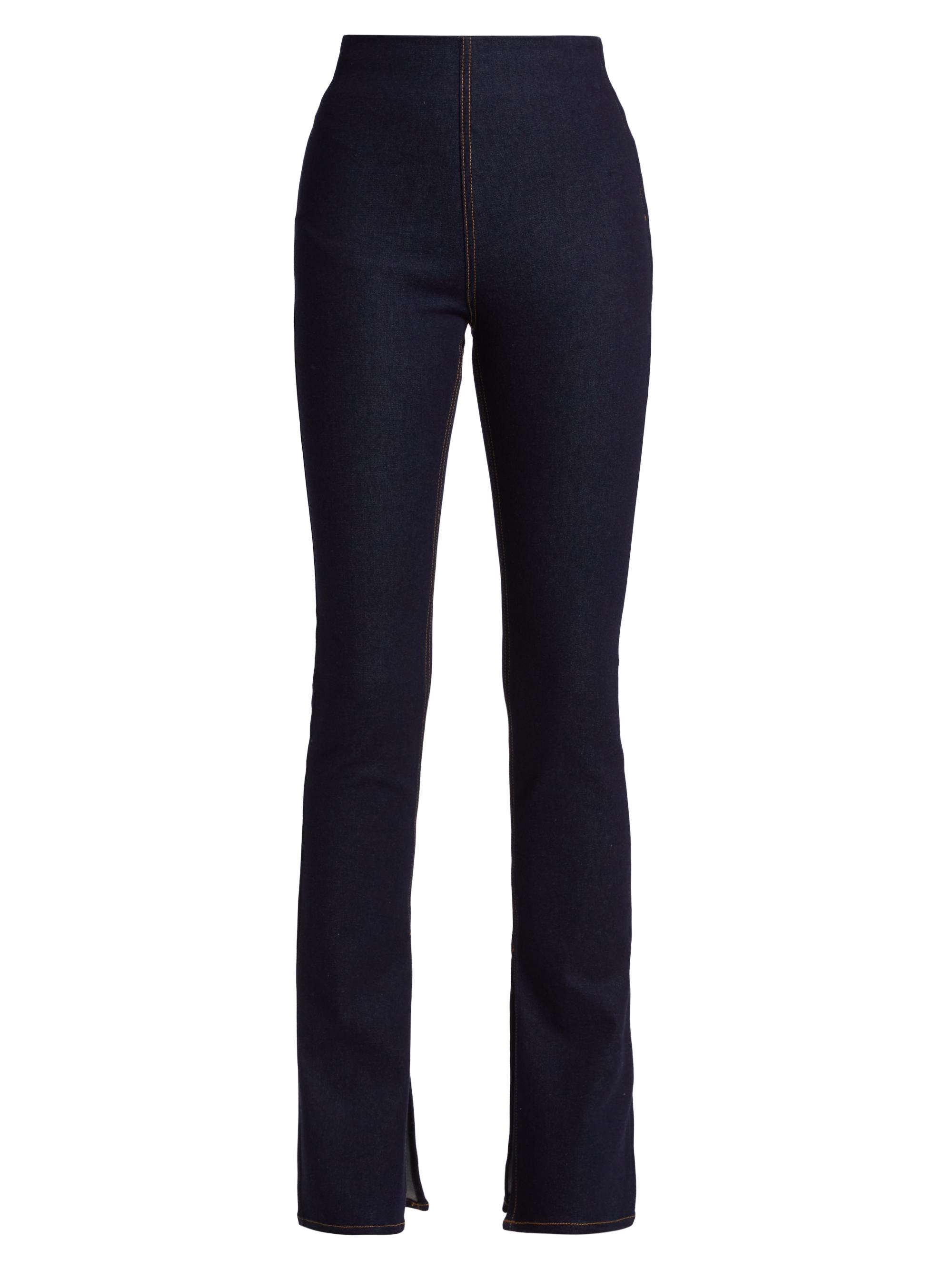 EB Denim Women's Split Hem Jeggings - Midnight