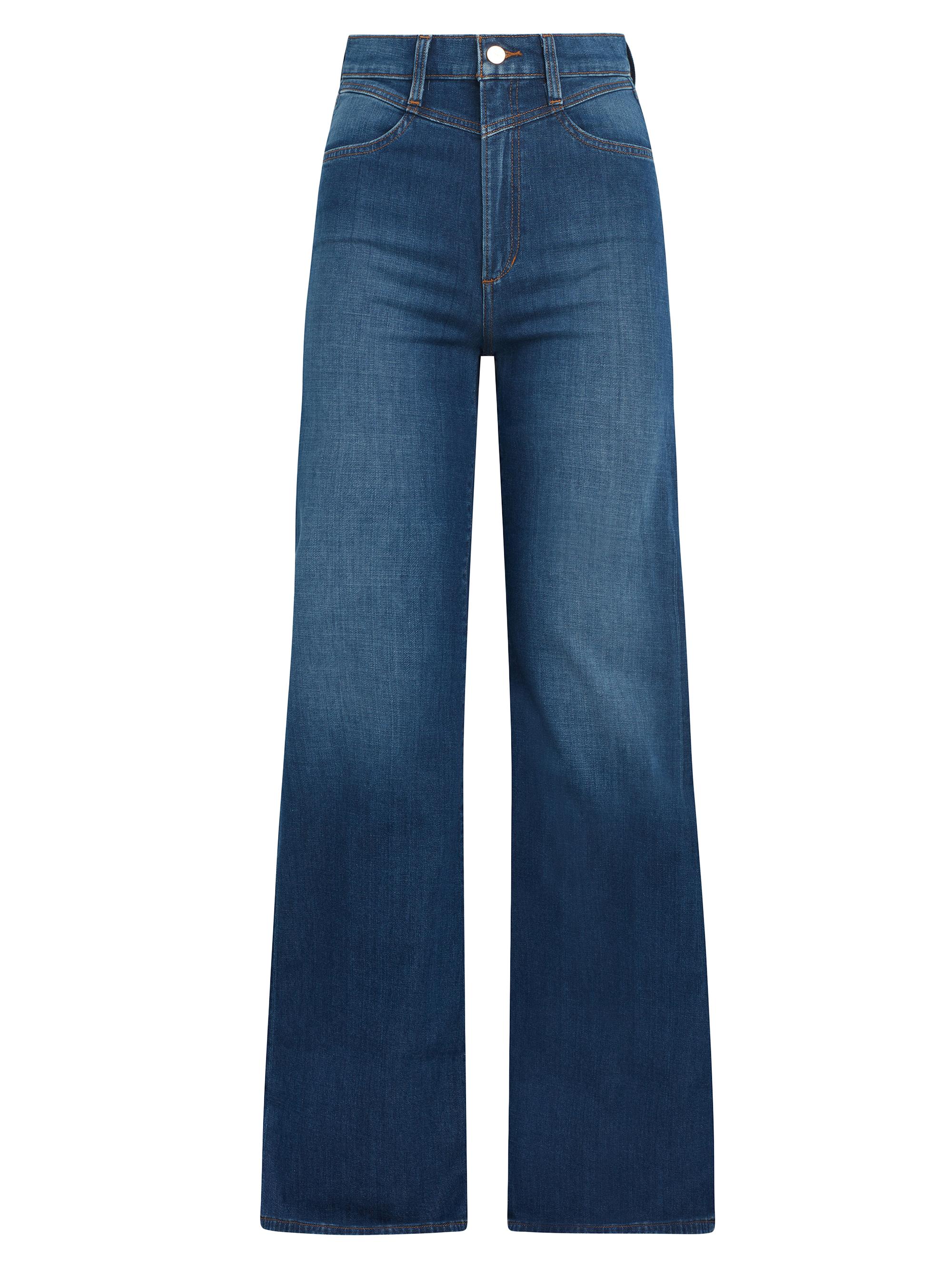Joe's Jeans Women's The Goldie High-Rise Stretch Palazzo Jeans - Dont Stress