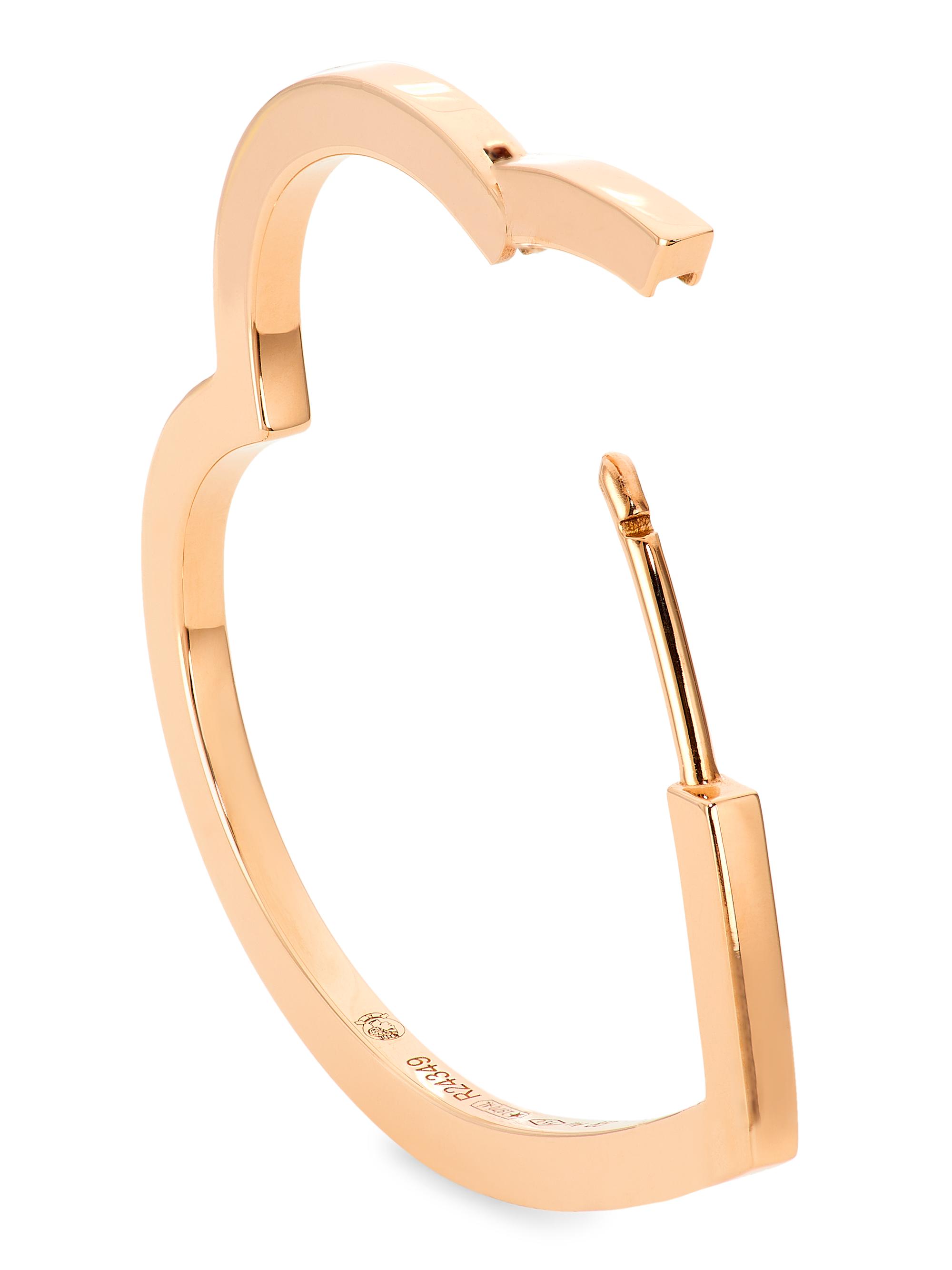 Antifer 18kt rose gold hoop earring