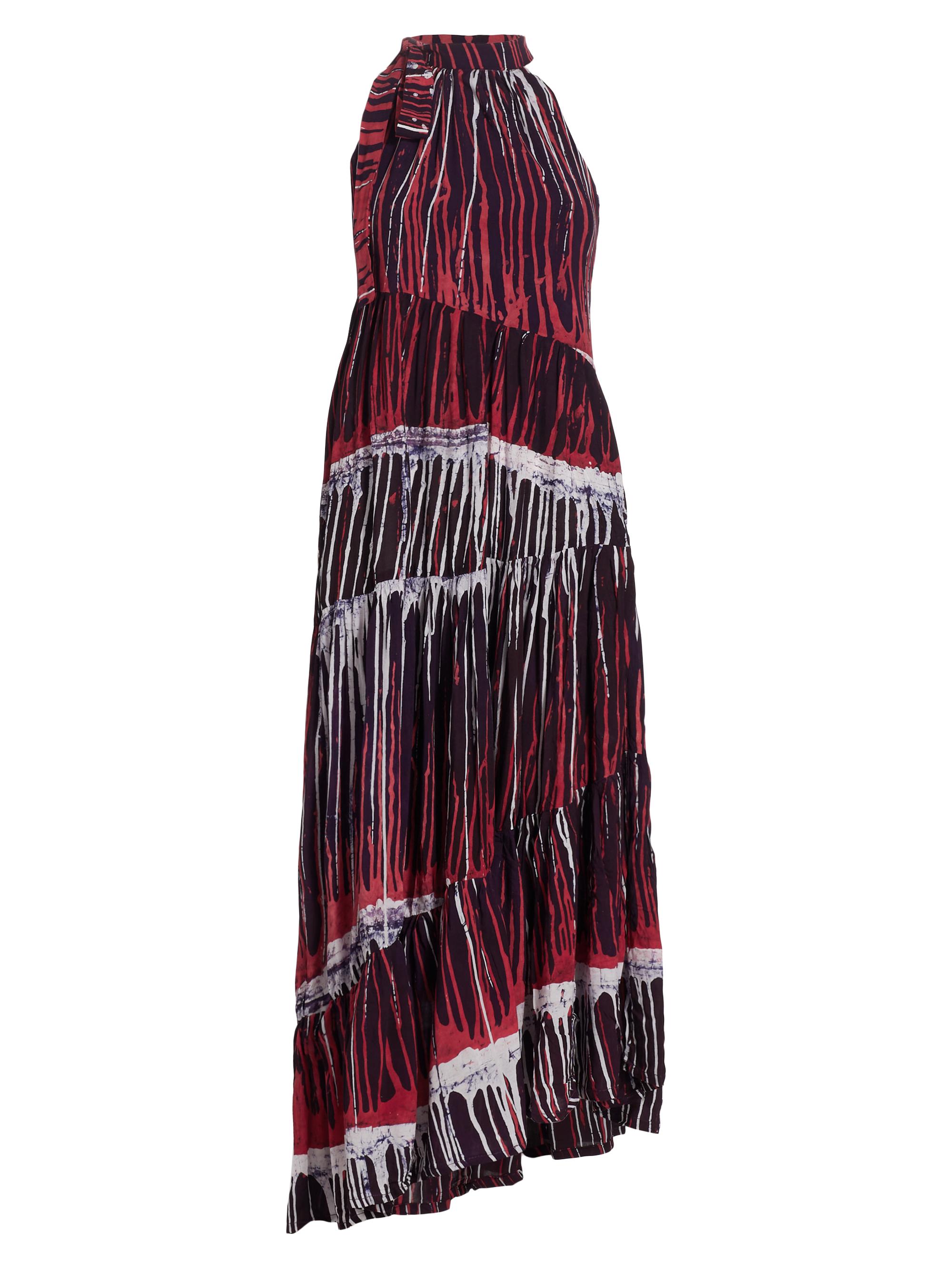 Busayo Women's Yemisi Halter Maxi Dress - Purple Print