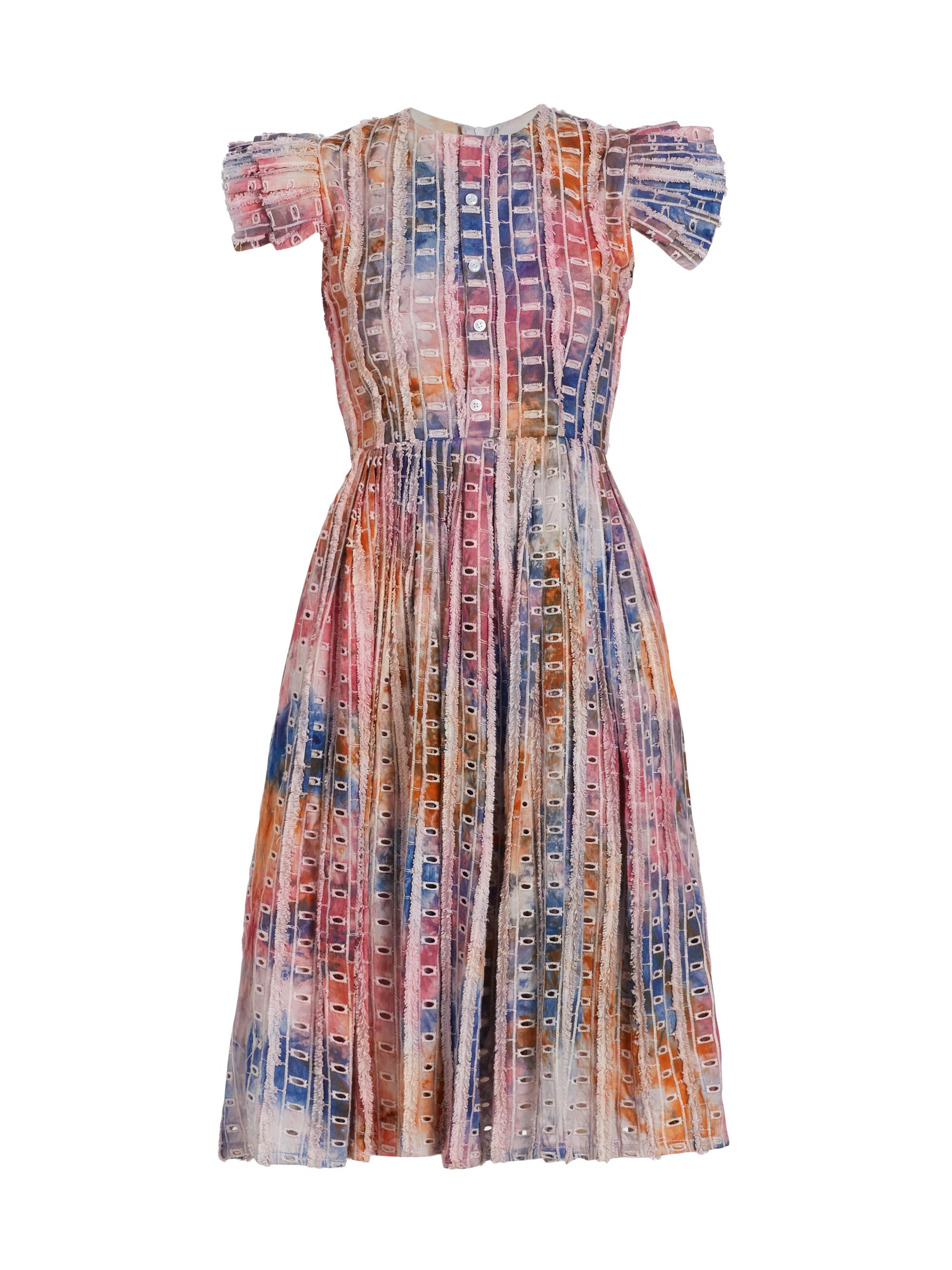 Busayo Women's Anike Dyed Flutter-Sleeve Dress