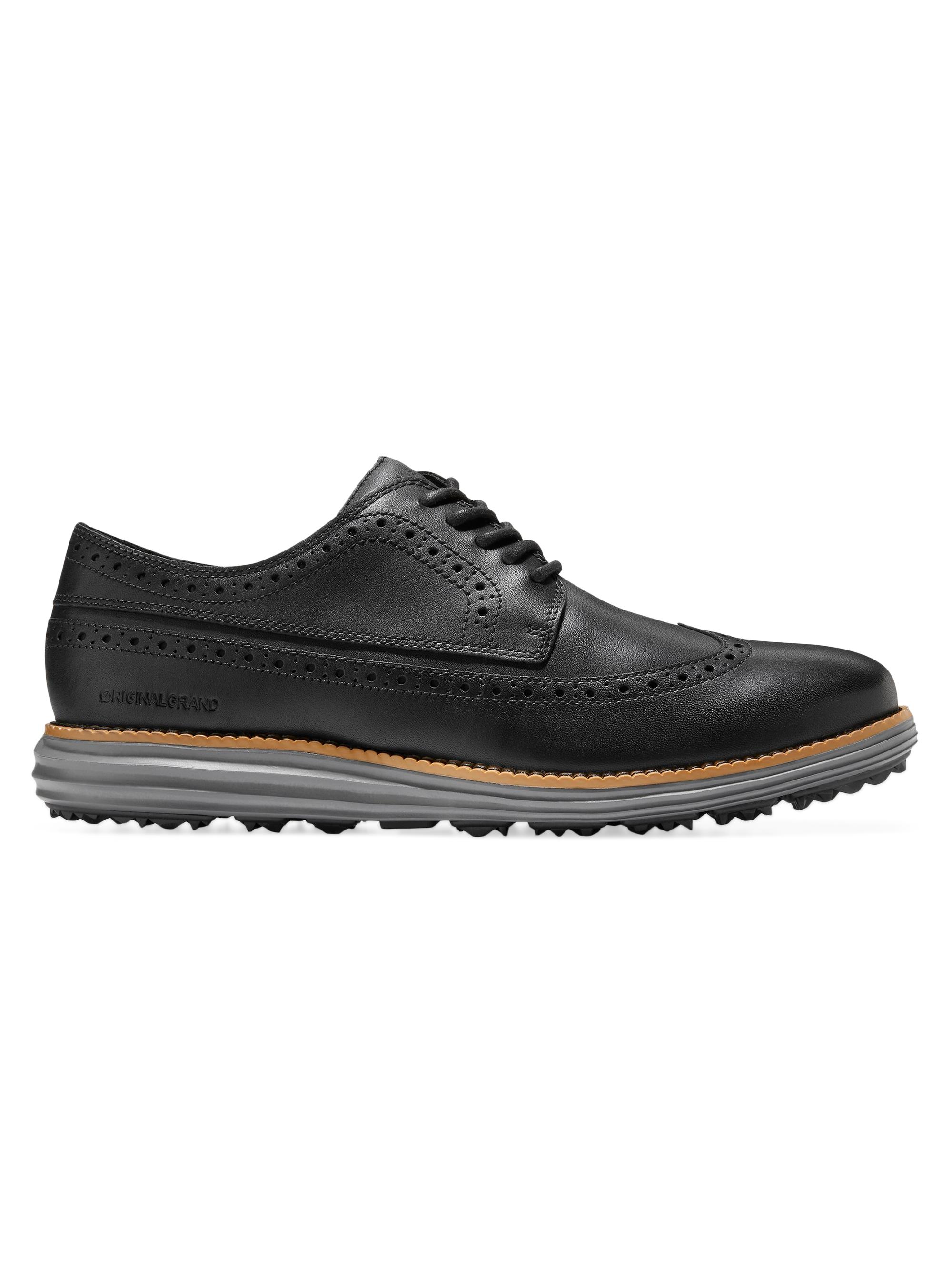 Cole Haan Men's Wing Oxford Golf Sneakers - Black Natural Quiet Shade