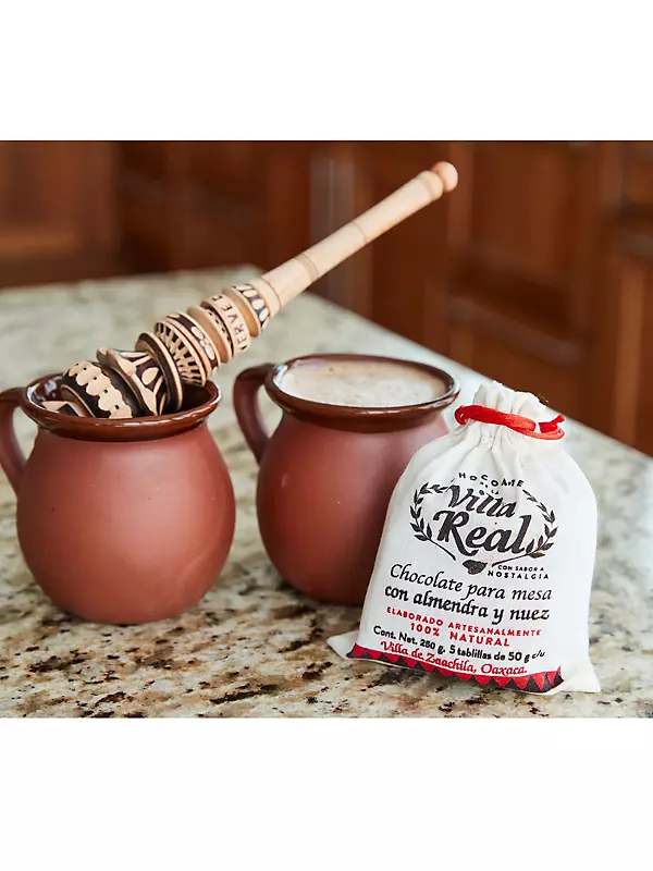 Verve Culture Hot Chocolate Molinillo, Mexican Chocolate Whisk, Large