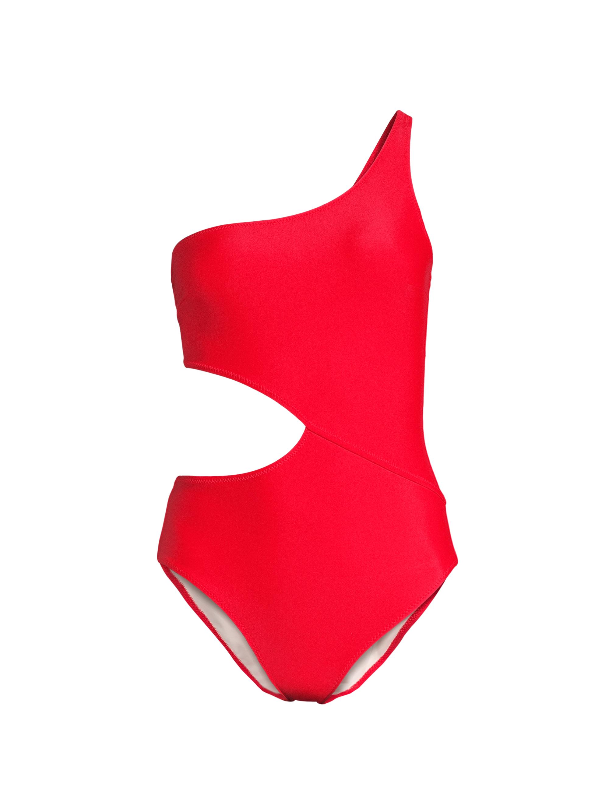 Solid & Striped Women's The Claudia Cut-Out One-Piece Swimsuit - Ruby