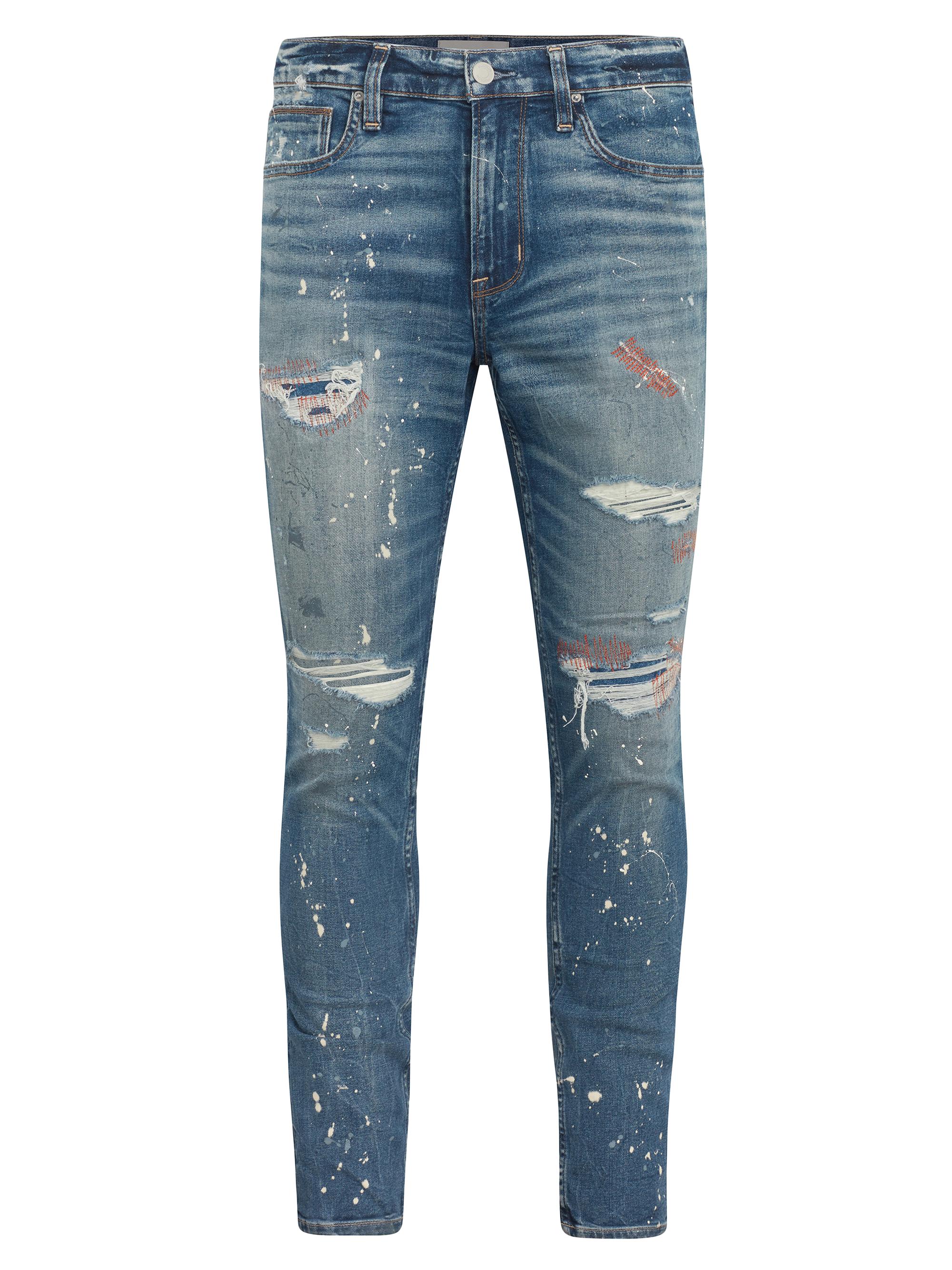 Hudson Jeans Zack Distressed Skinny Jeans | Saks Fifth Avenue