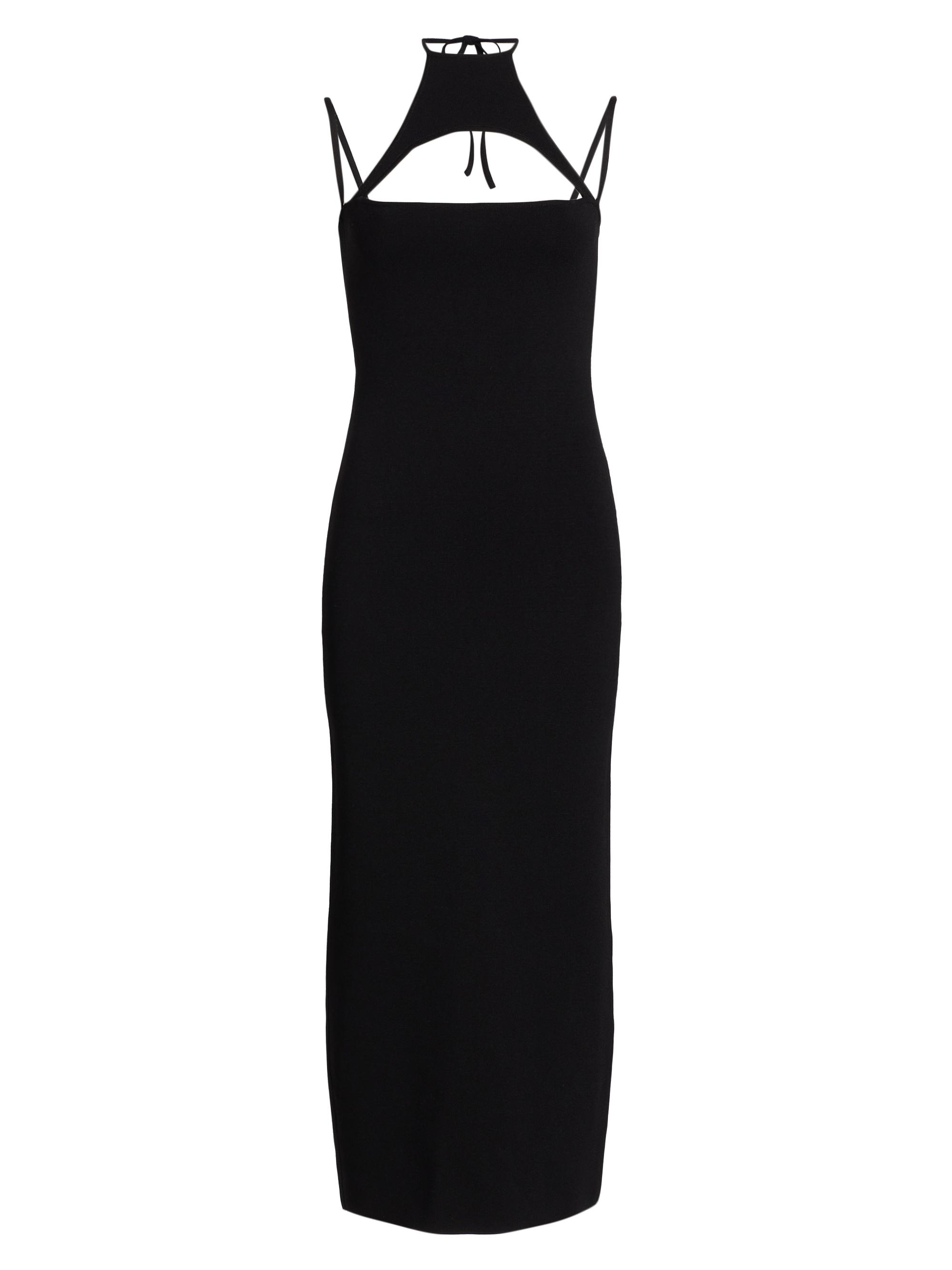 Gauge81 Women's Valrya Halterneck Midi-Dress - Black
