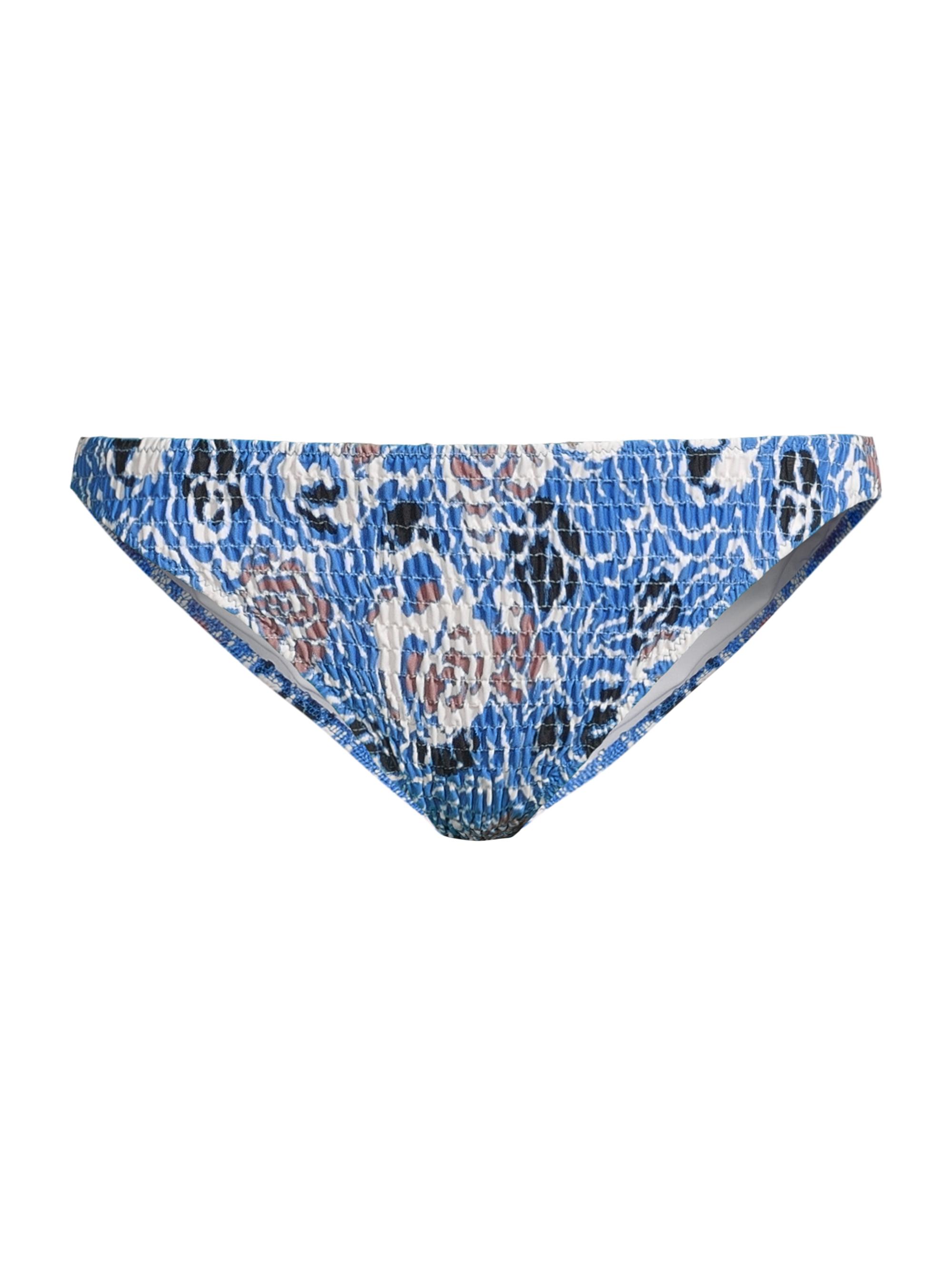 Tanya Taylor Women's Valencia Smocked Bikini Bottom - Marina Multi