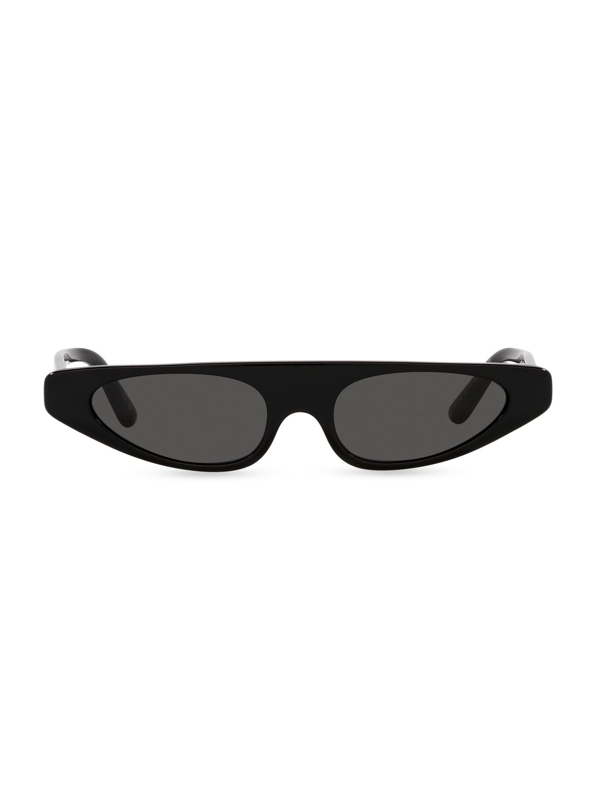 Dolce & Gabbana Women's 52MM Rectangular Sunglasses - Black