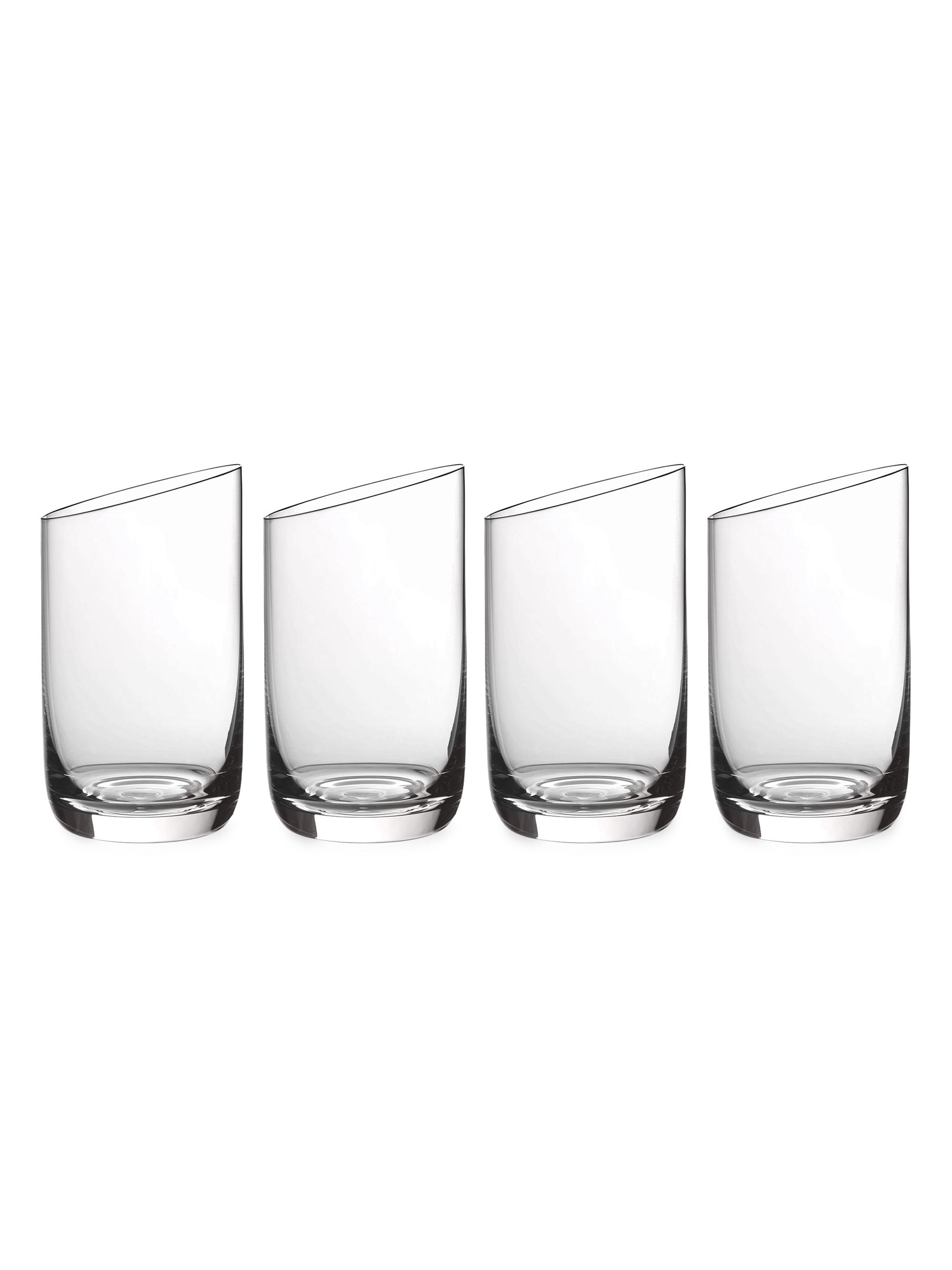 Villeroy & Boch New Moon Tumbler Set of 4 - Clear