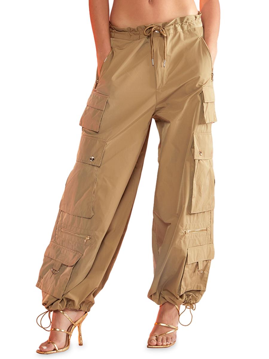 Cynthia Rowley Relaxed Nylon Cargo Pants | Saks Fifth Avenue