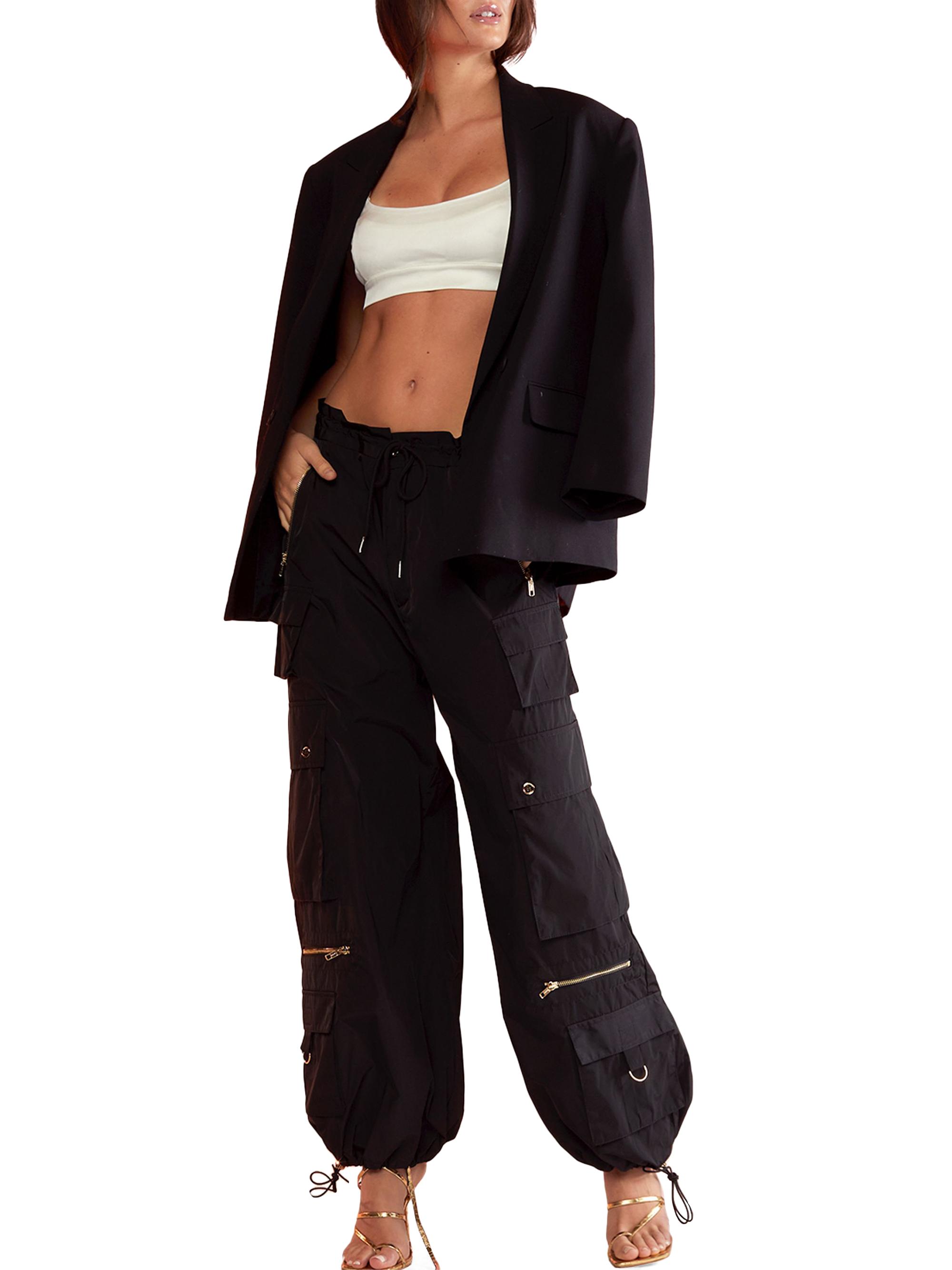 Cynthia Rowley Relaxed Nylon Cargo Pants | Saks Fifth Avenue