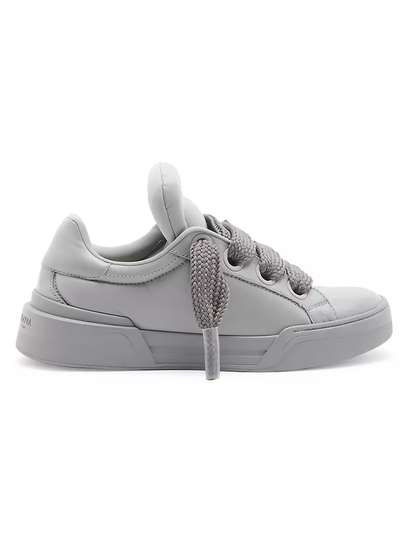 Leather Low-Top Skate Sneakers