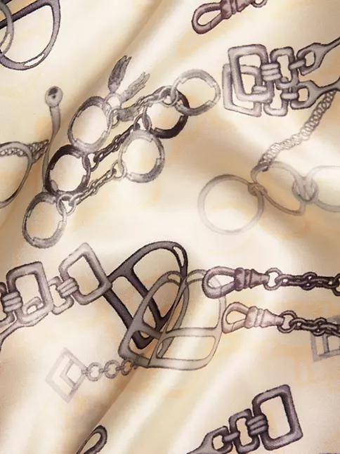 LOUIS VUITTON Monogram Tied Up Bracelet Silver Metal. Size M