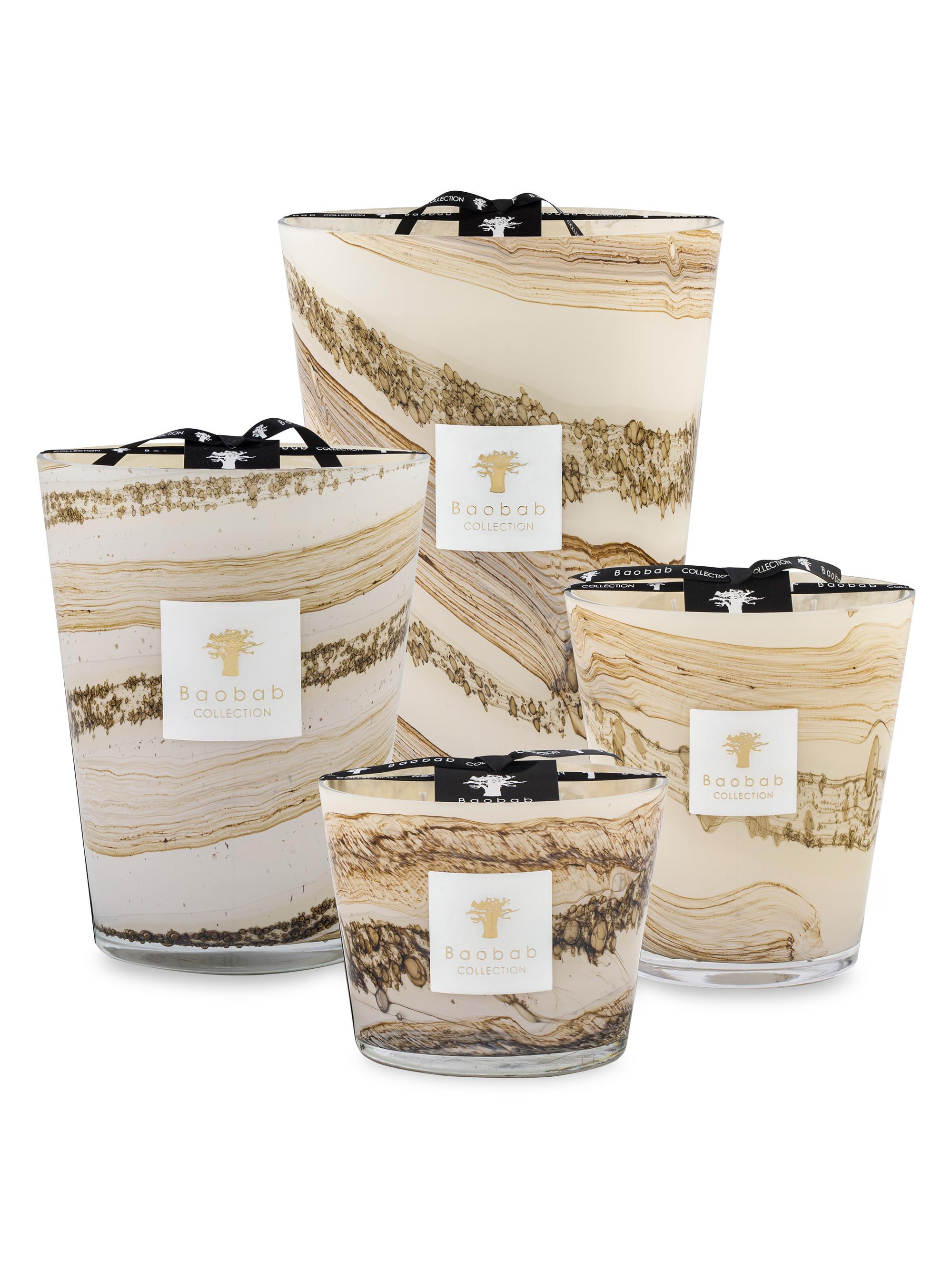 Baobab Collection Sand Siloli Max 24 Scented Candle - Beige Multi Small
