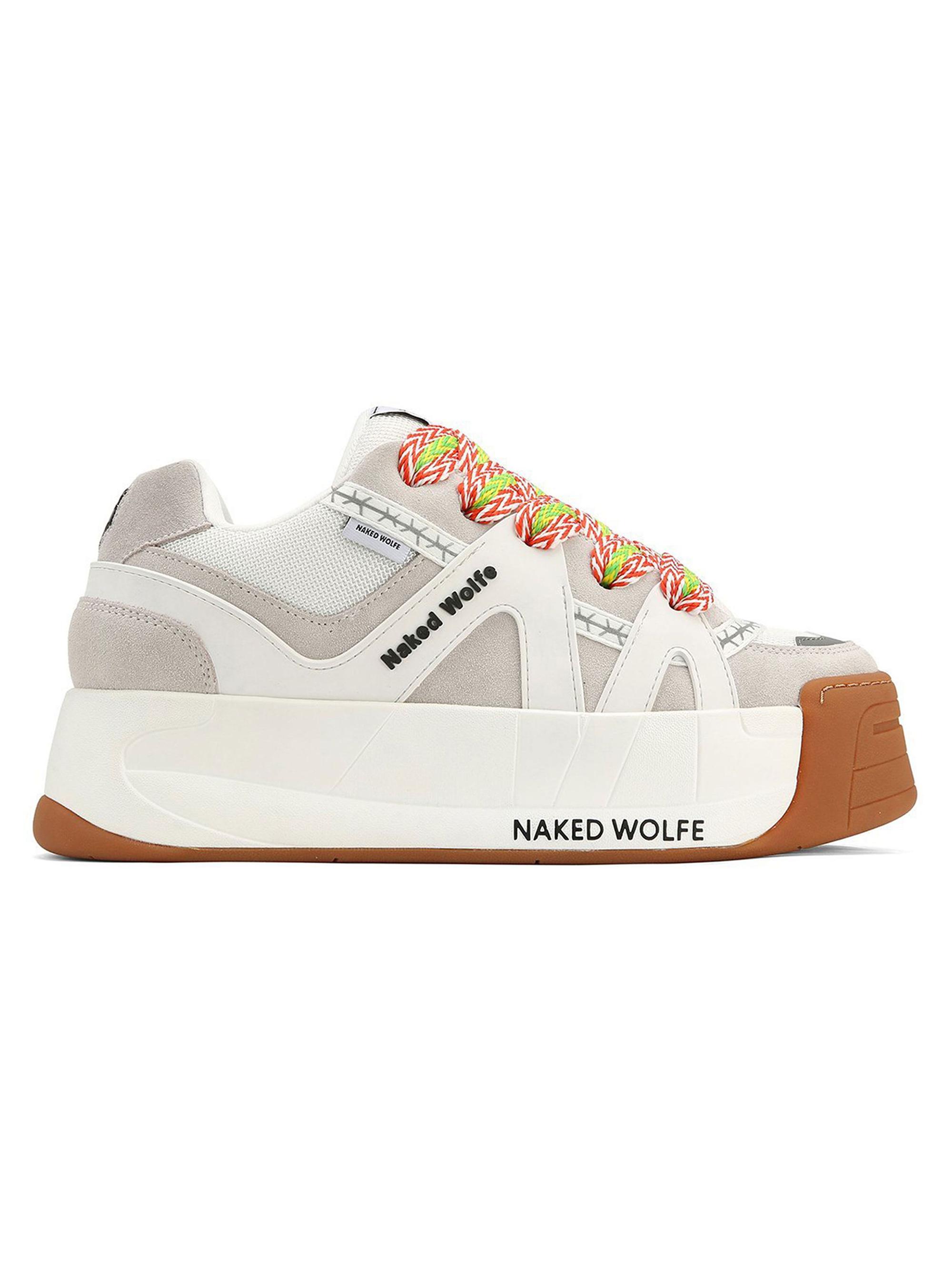 Naked Wolfe Slide White Low Top Sneakers | Saks Fifth Avenue