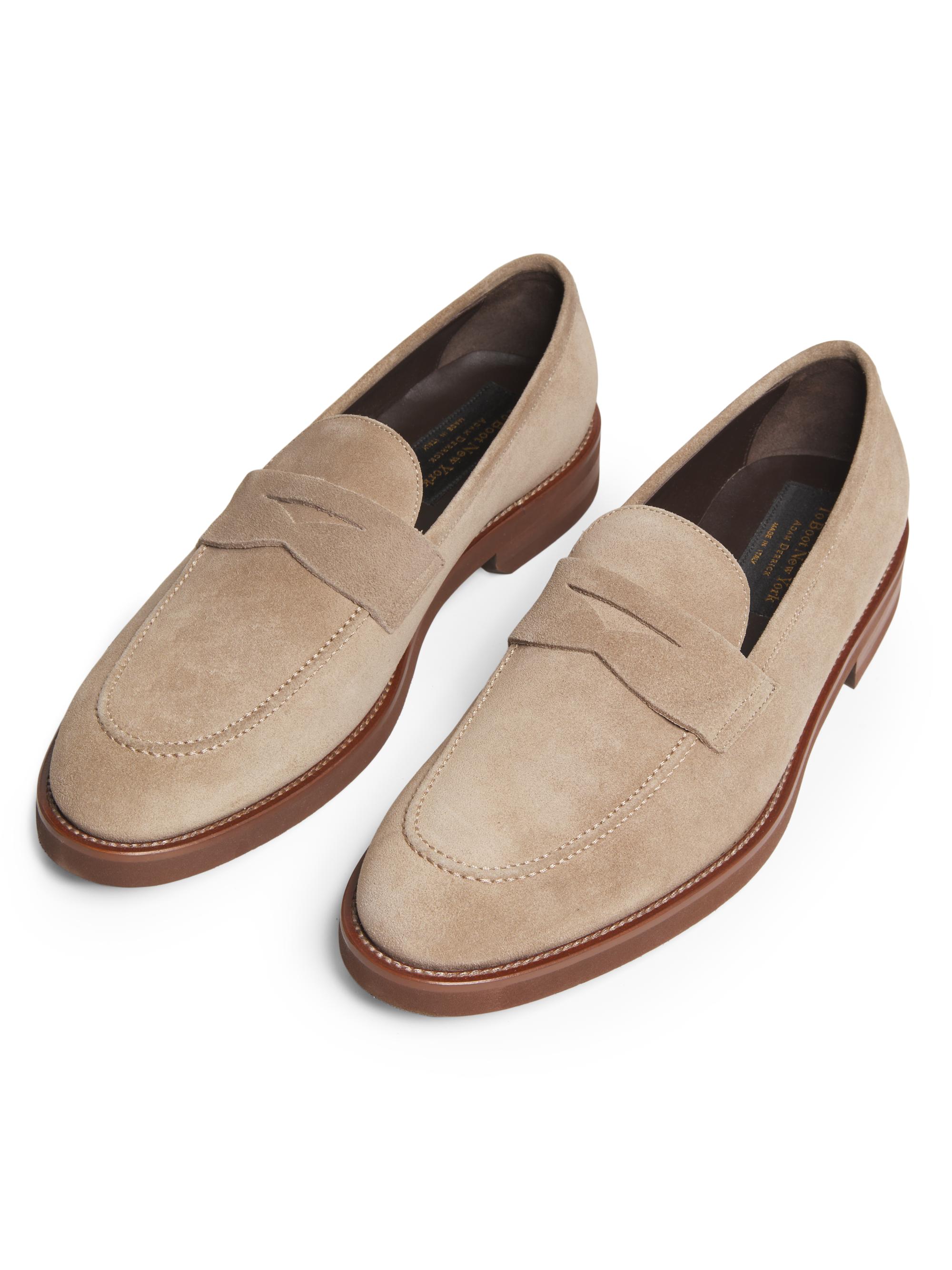 To Boot New York Brady Suede Penny Loafers | Saks Fifth Avenue display picture 1