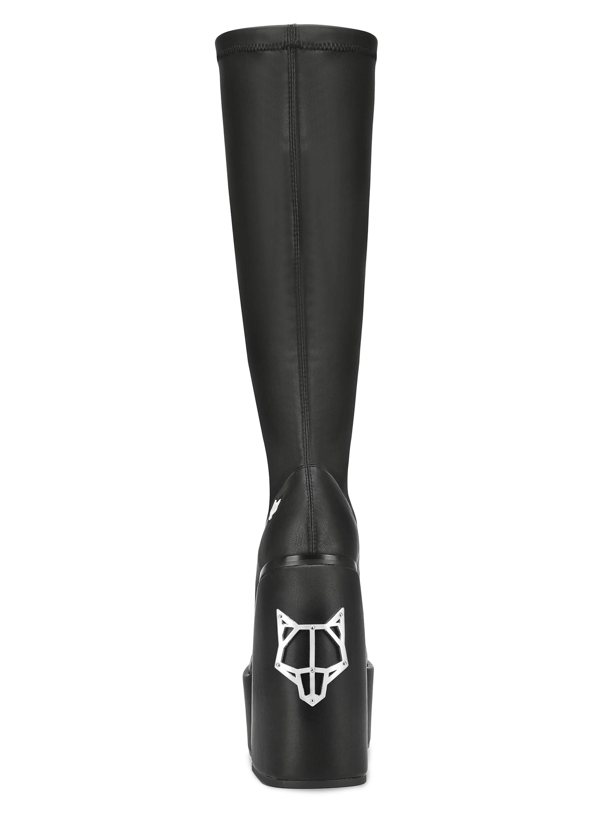 Naked Wolfe Spice Black Stretch Knee-High Boots | Saks Fifth Avenue